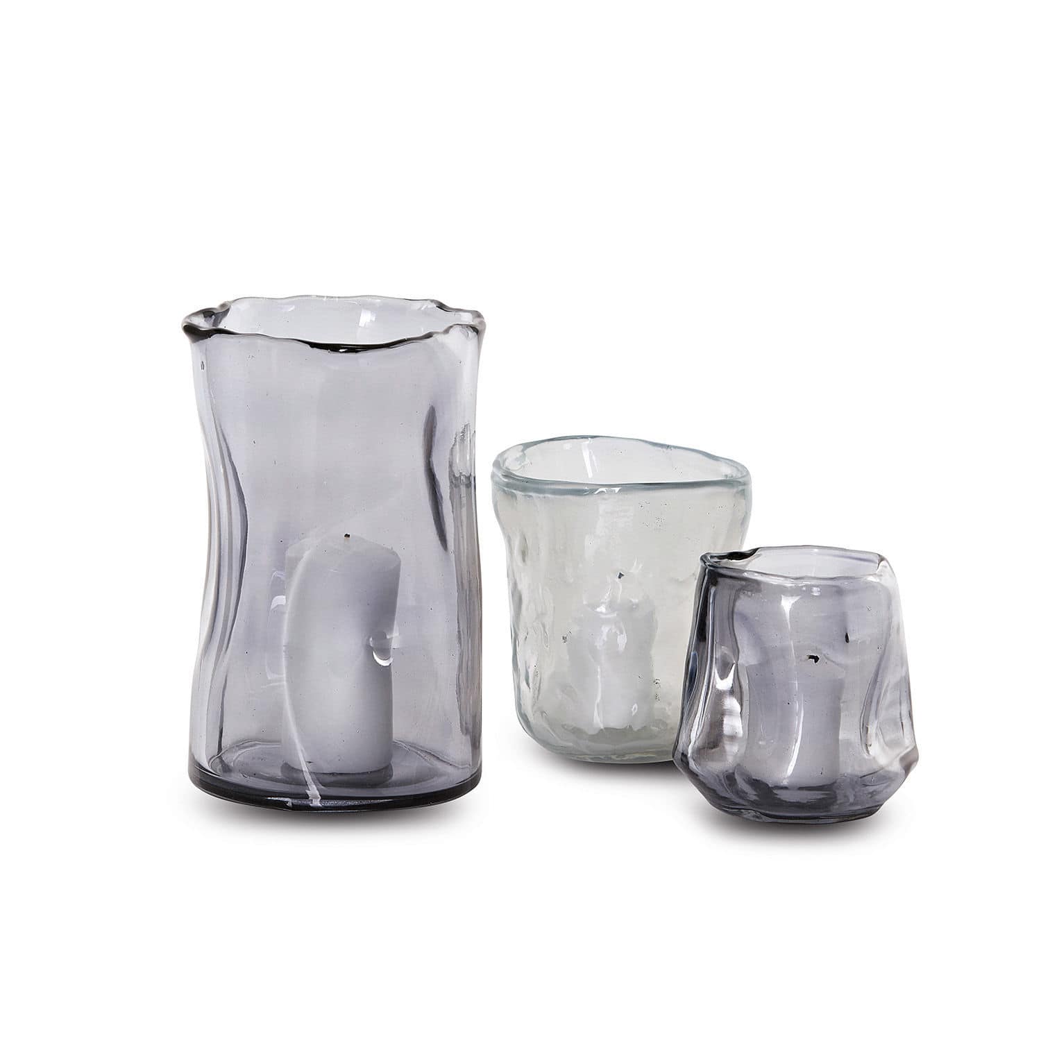 Lot de 3 photophores Rabelle