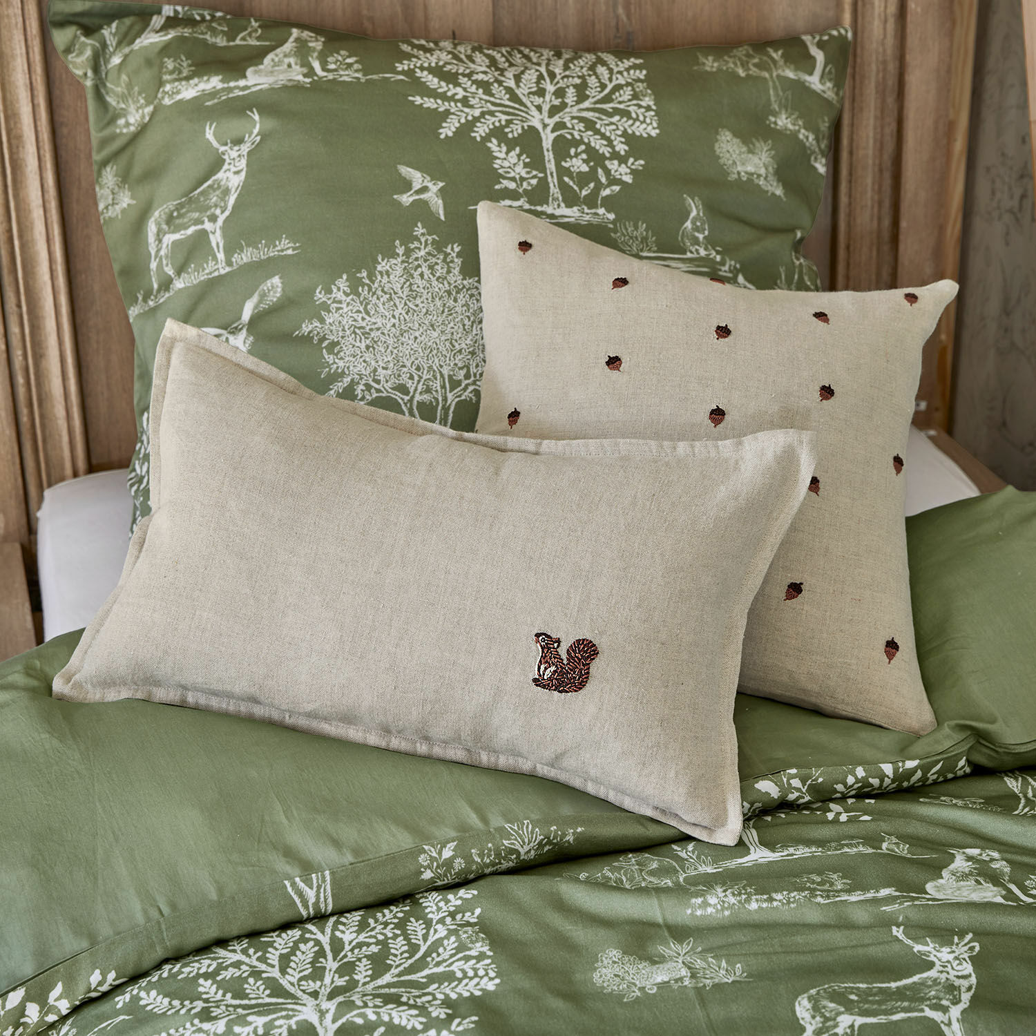 Lot de 2 housses de coussins Zanabria