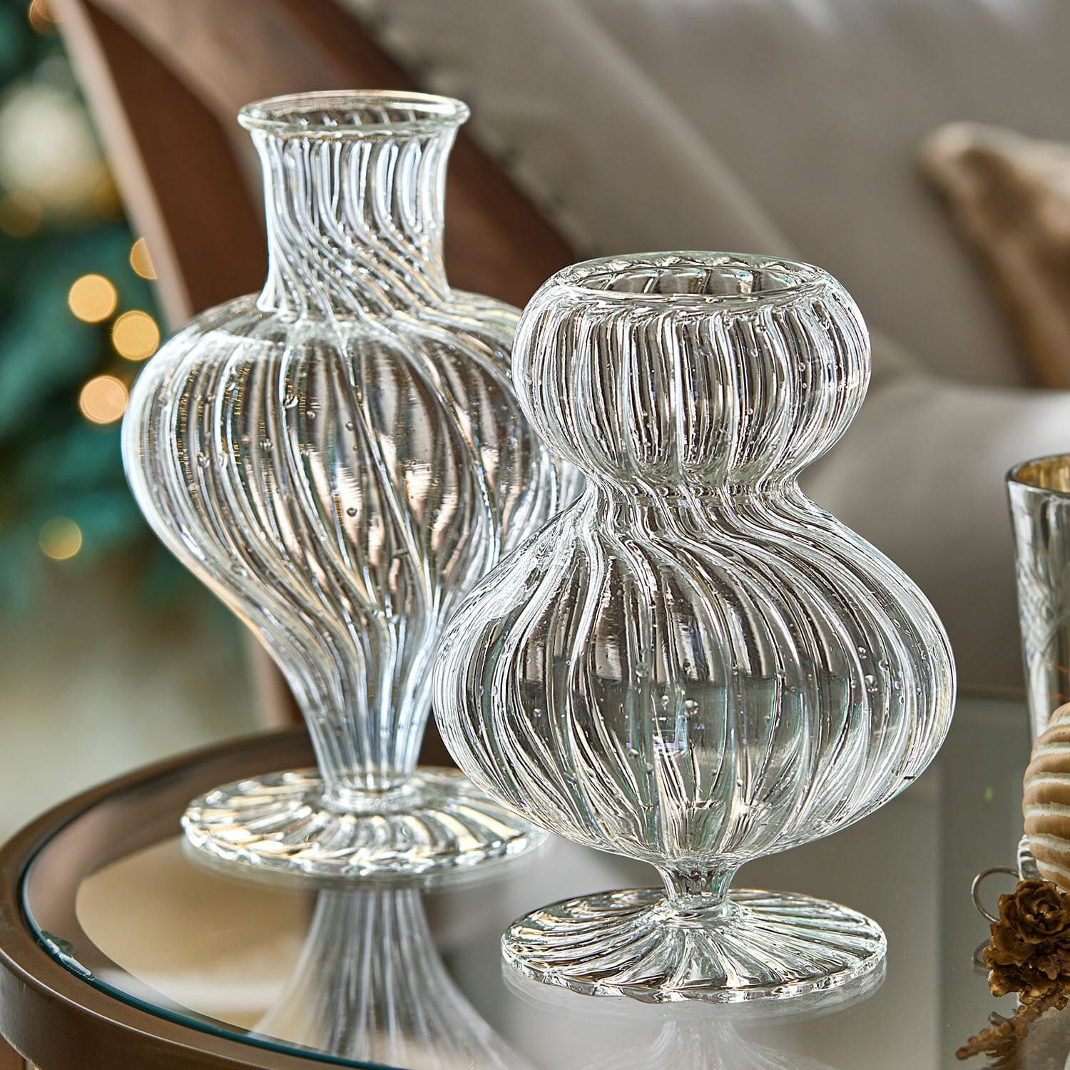 Lot de 2 vases Bavella