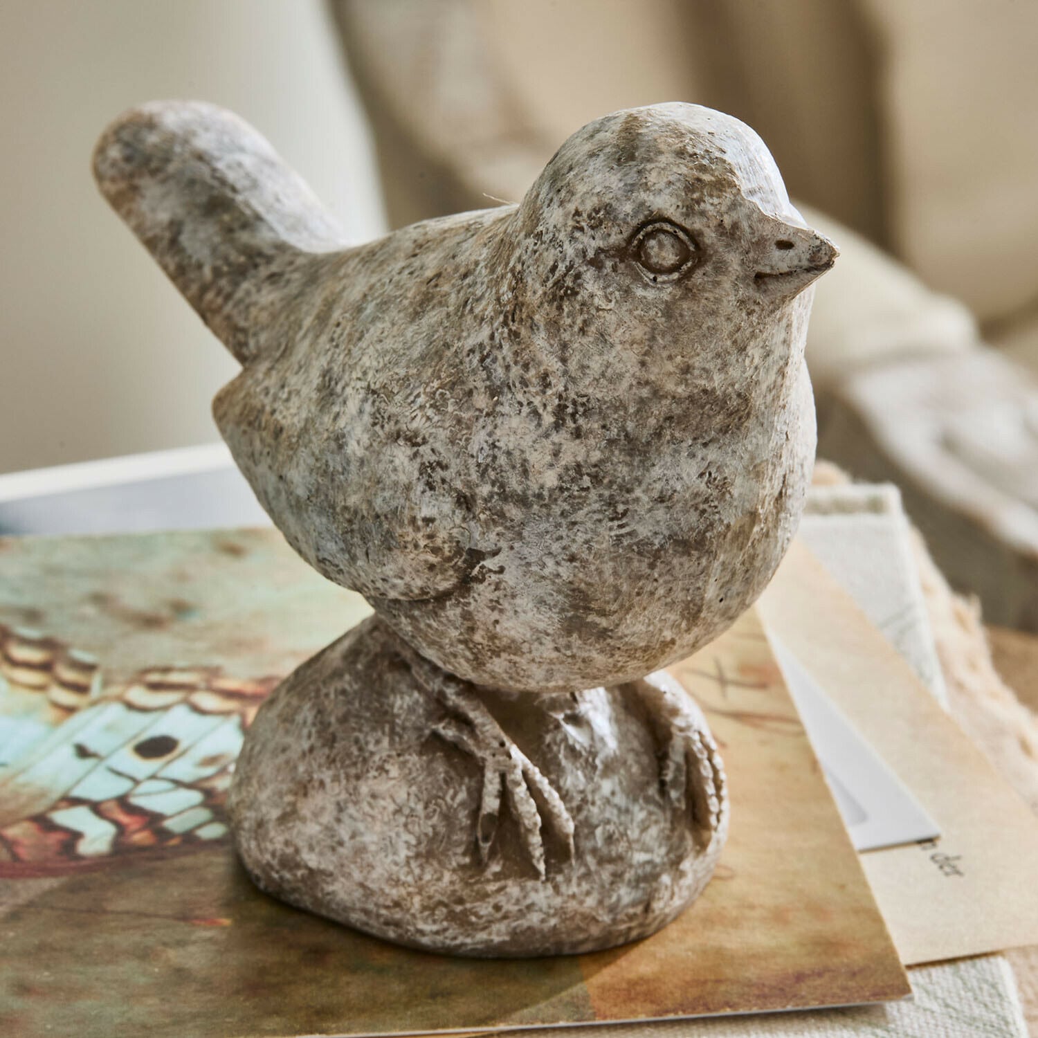 Lot de 2 oiseaux décoratifs Corviano