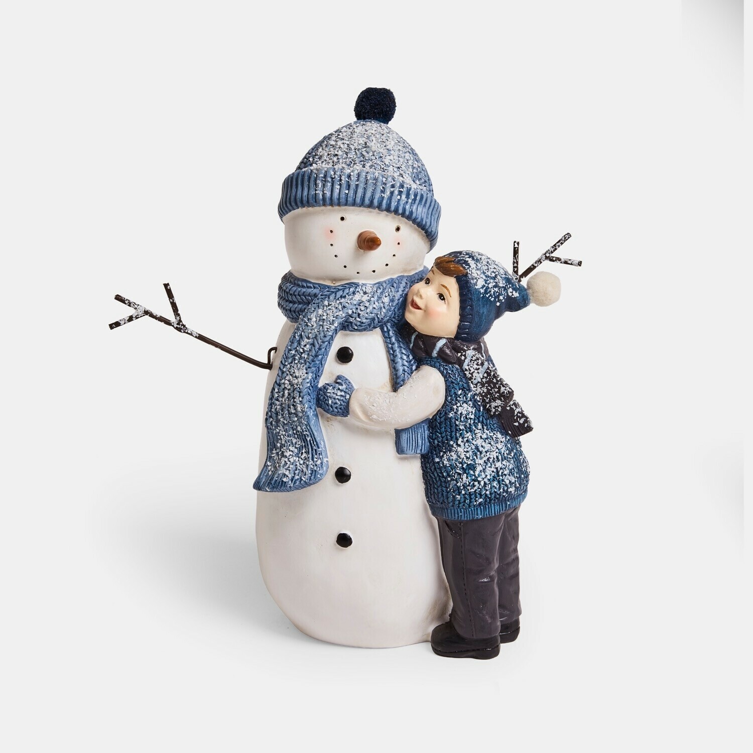 Bonhomme de neige et enfant Tedvik