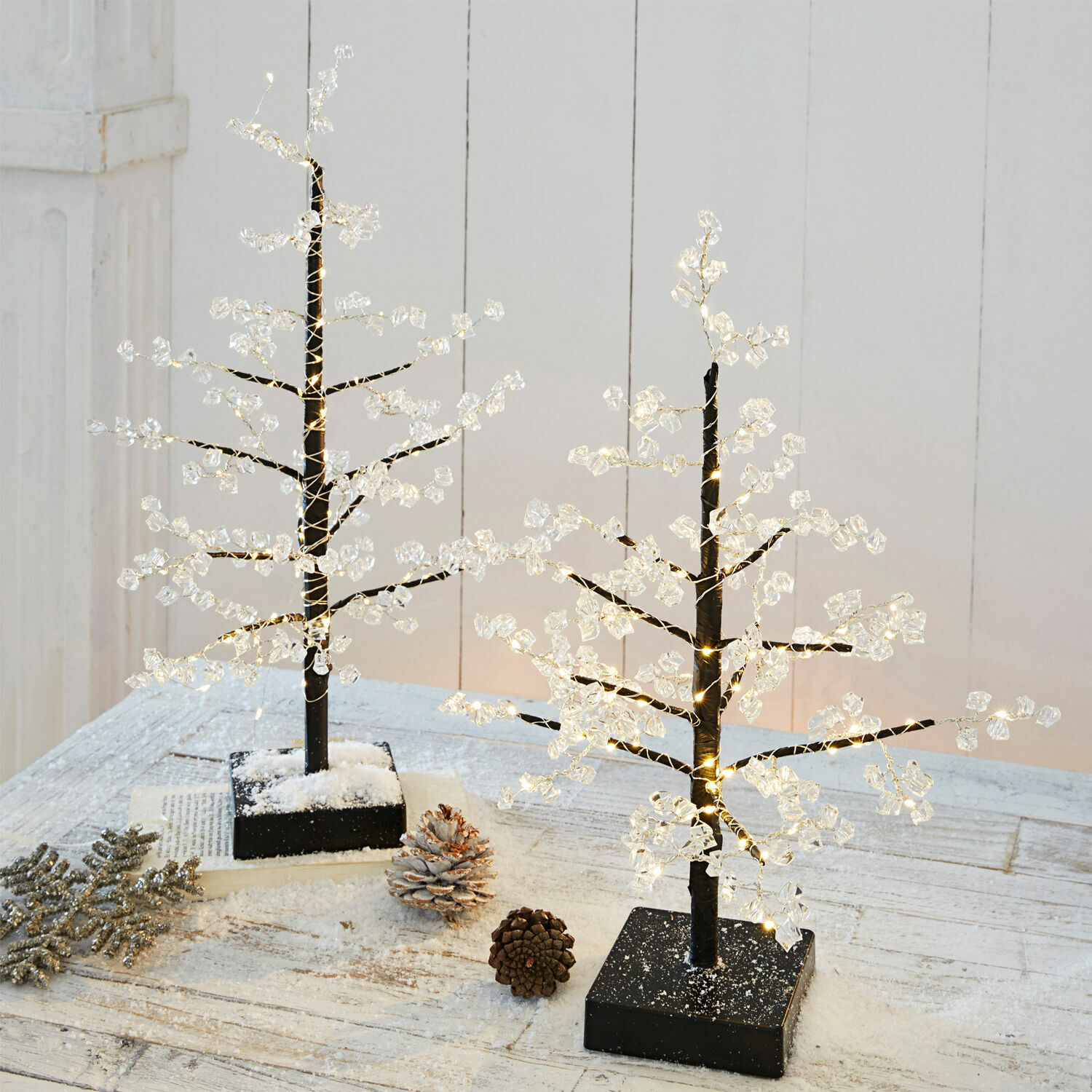 Lot de 2 arbres décoratifs Fortine
