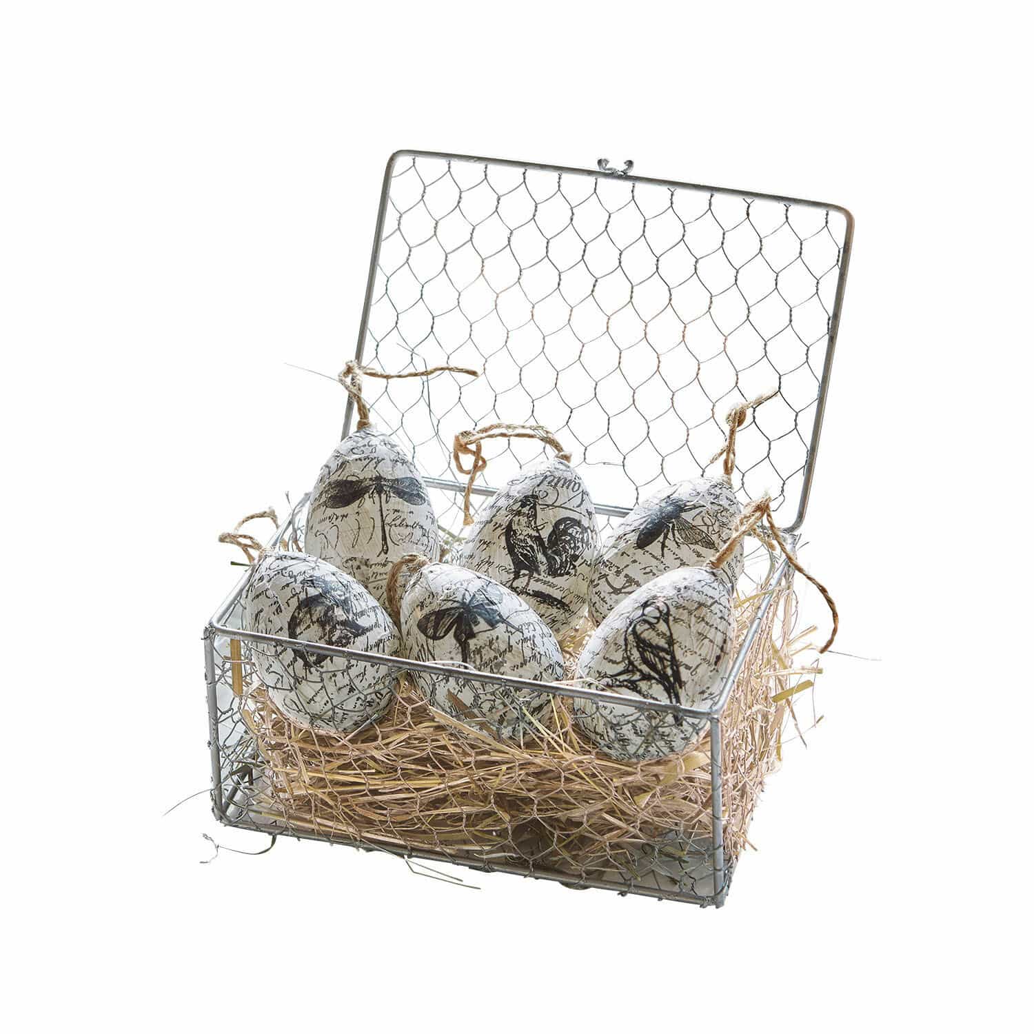 Lot de 6 œufs de Pâques Beston