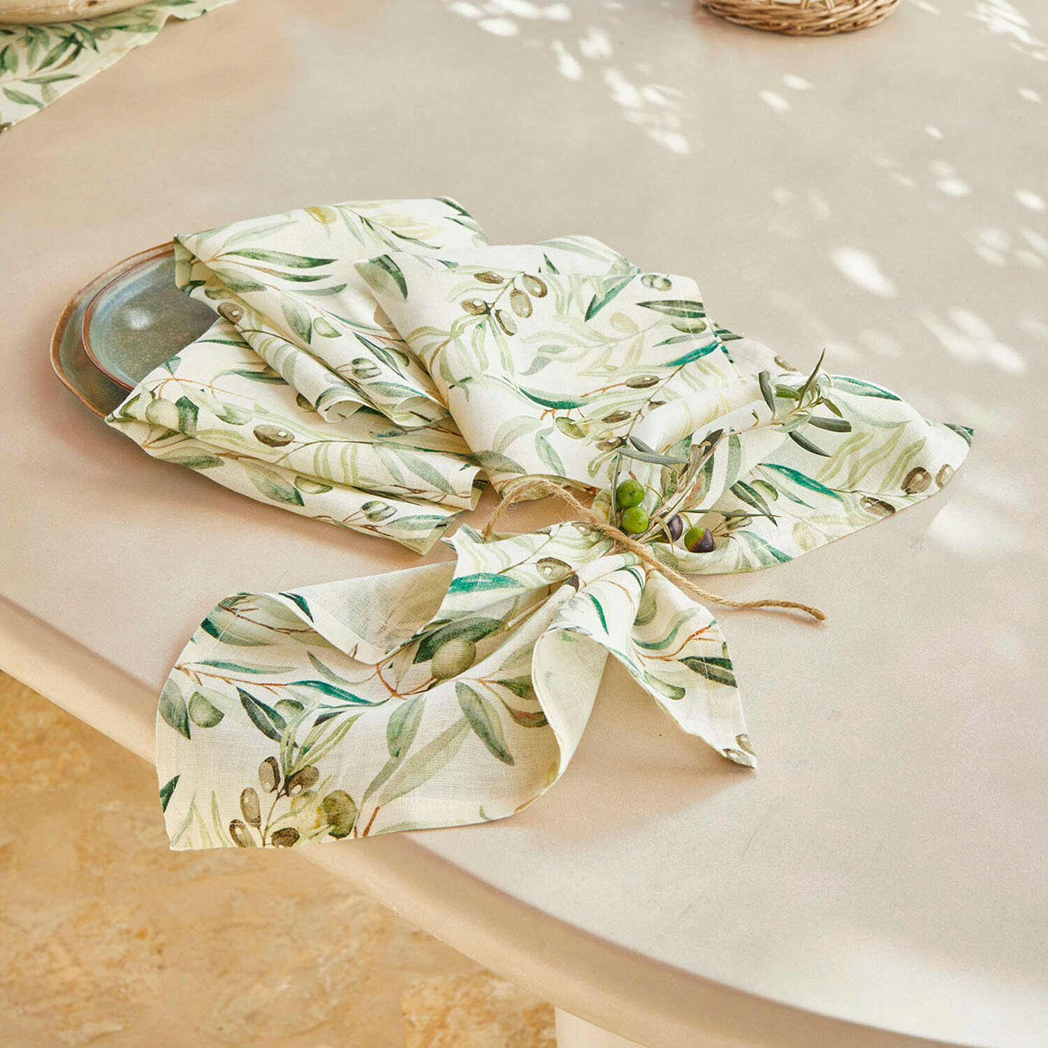 Lot de 4 serviettes Nolaria