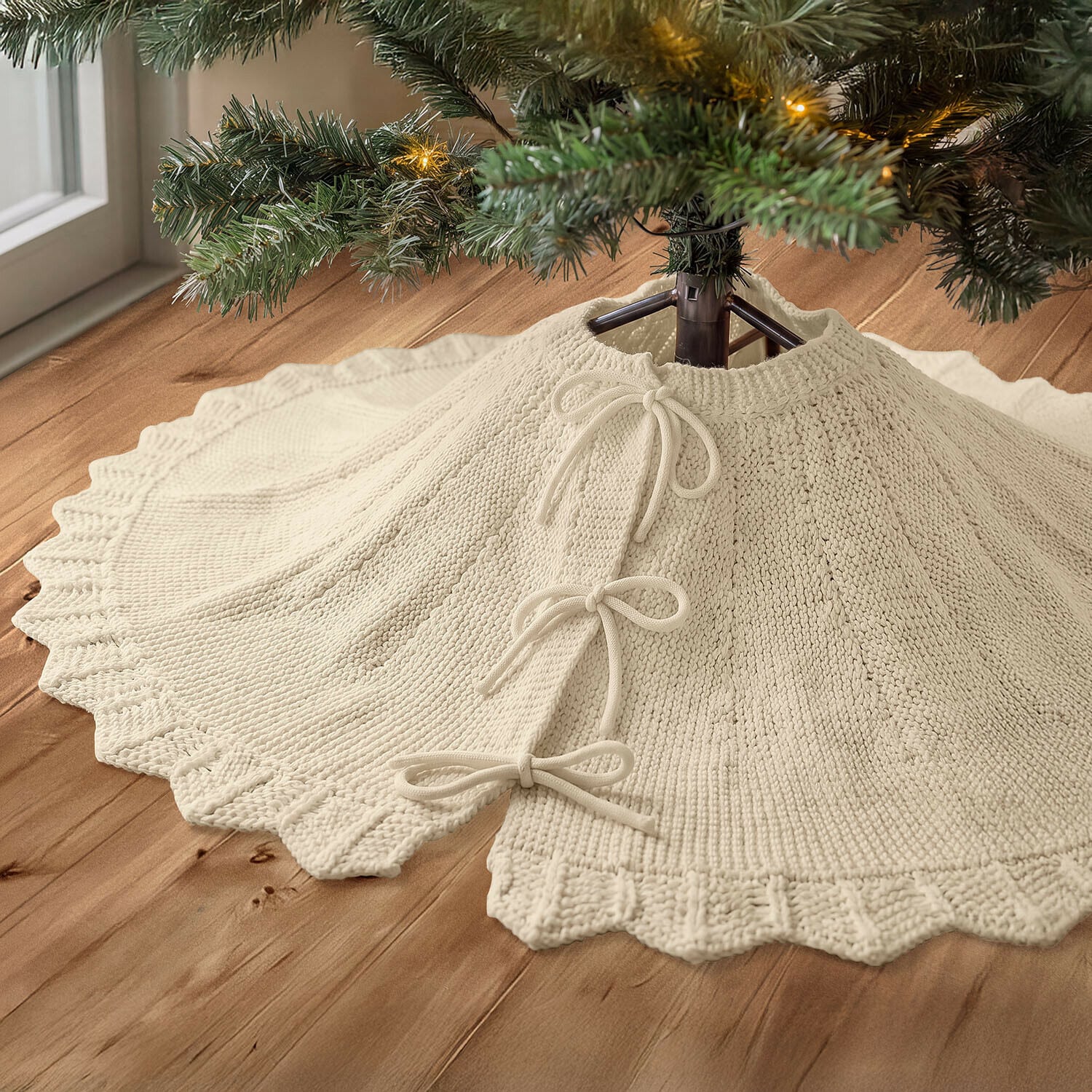 Couvre-pied de sapin de Noël Ysavelle