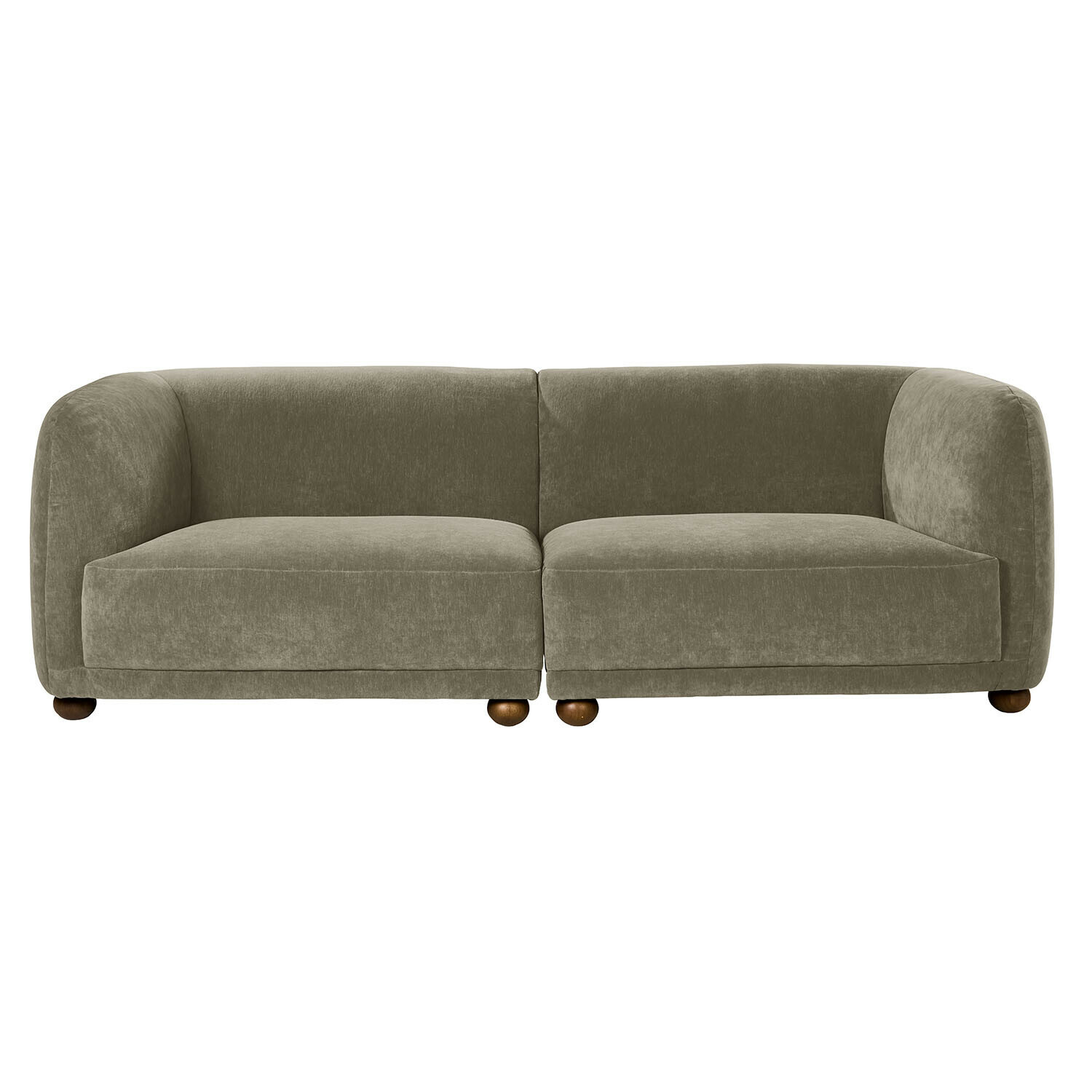 vert olive Canapé Scintillique en tissu olive, meuble moderne et confortable pour salon élégant