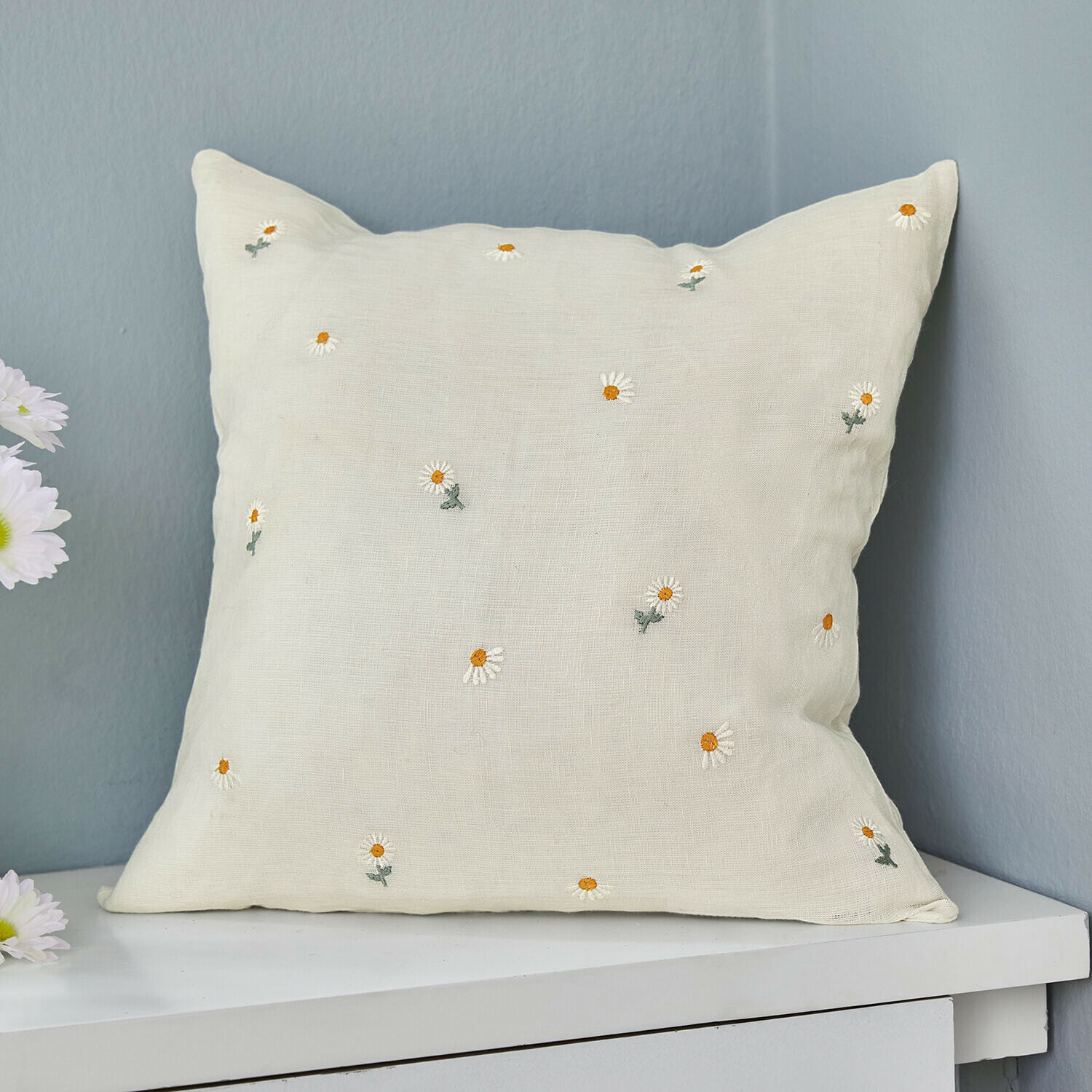 Housse de coussin Poppeline
