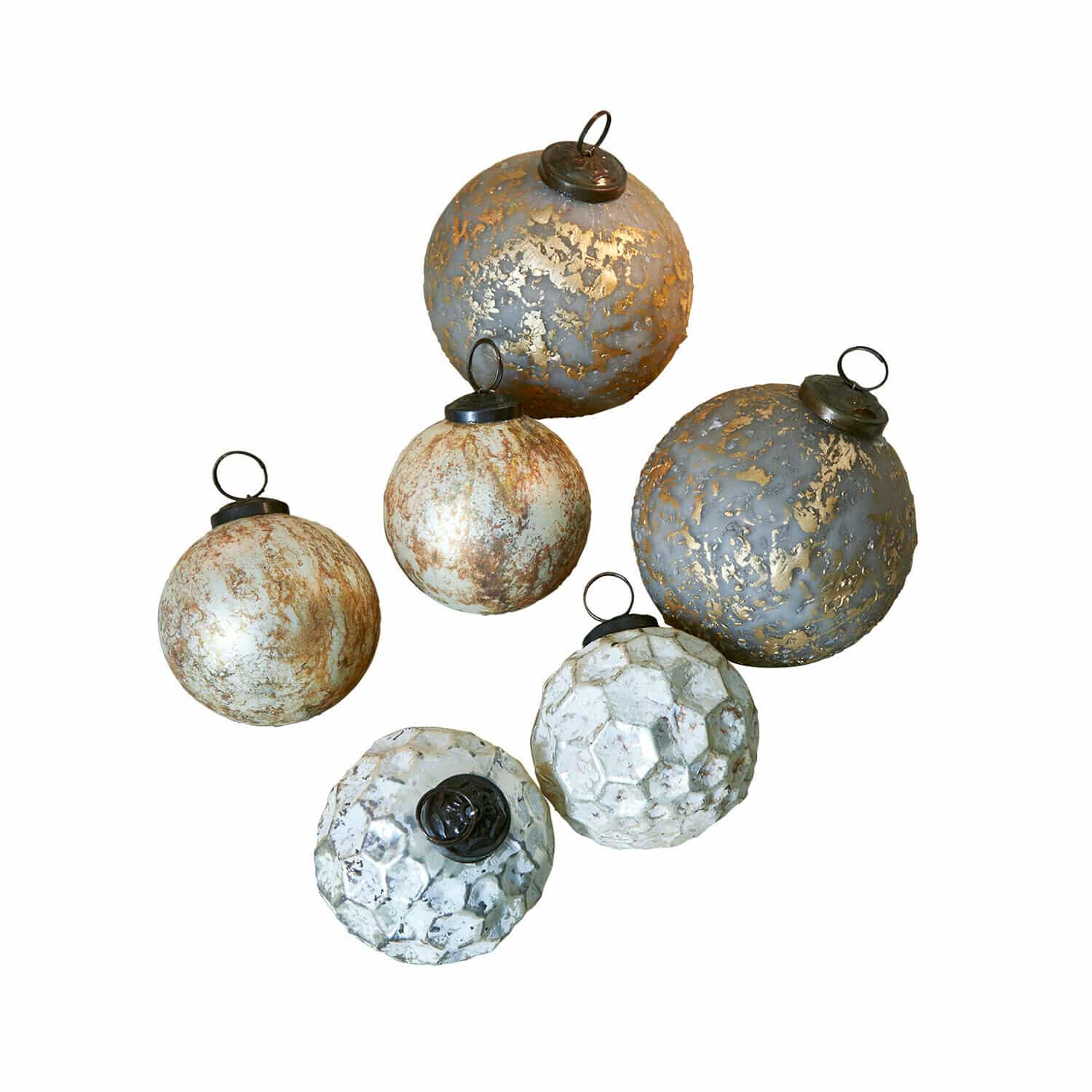 Set de 6 boules de Noël Bellezia