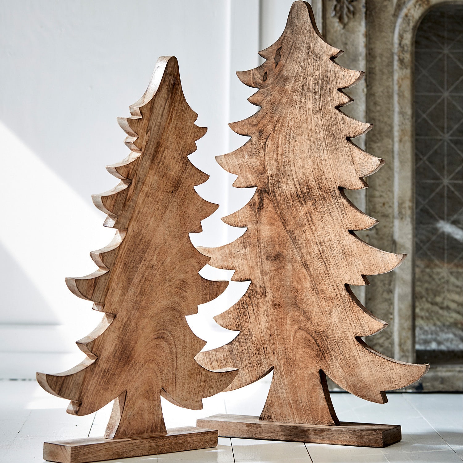 Lot de 2 arbres décoratifs Leadan