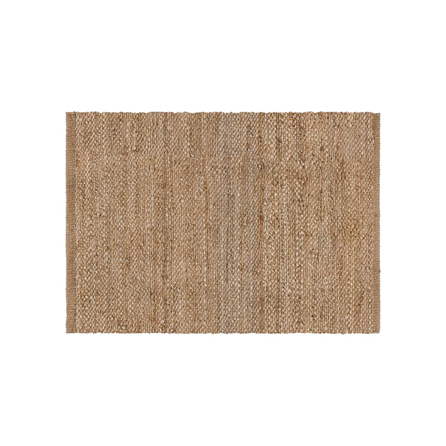 Tapis Abitain Tapis en jute naturel beige avec texture visible, parfait pour une décoration intérieure écologique