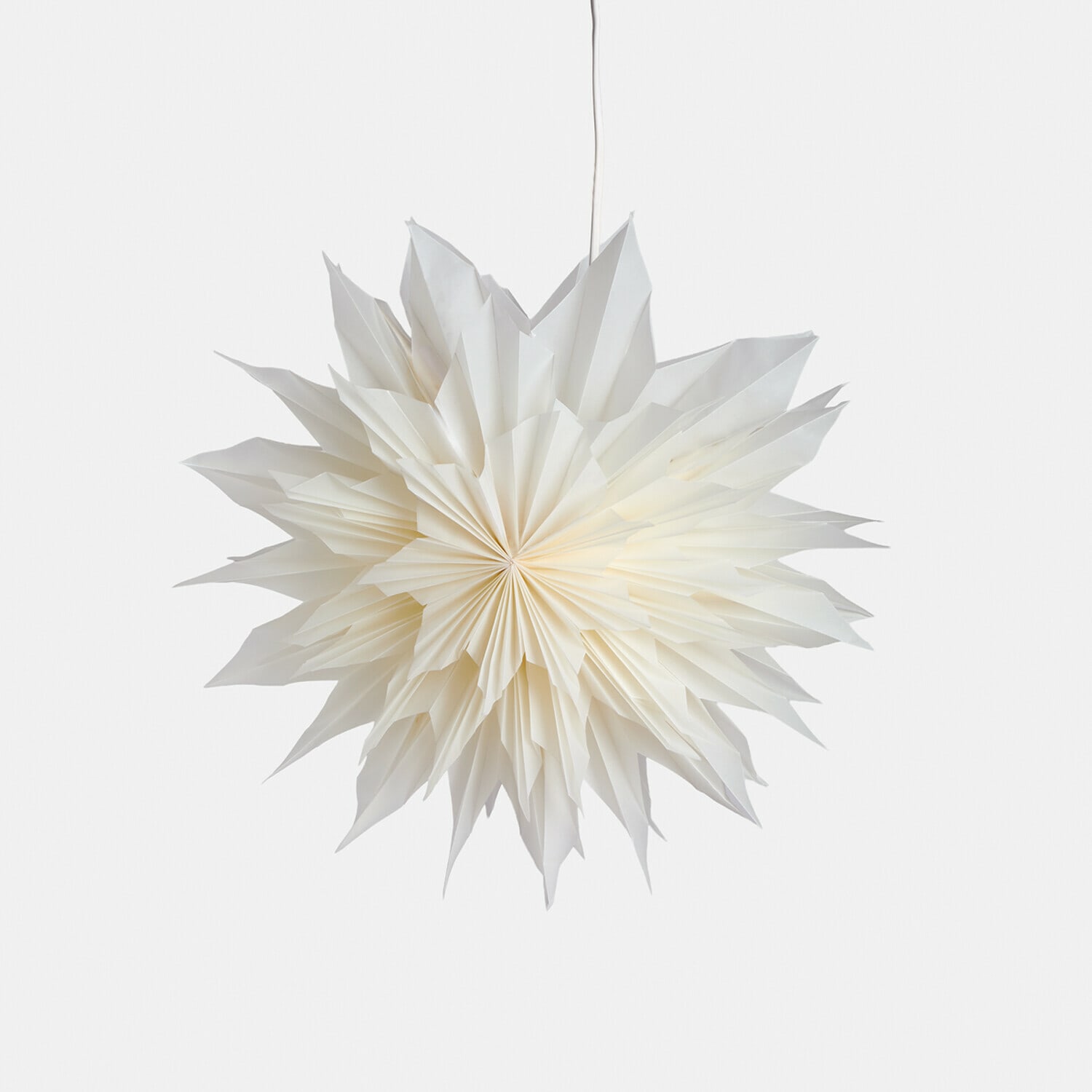 Étoile lumineuse en papier Ylmera