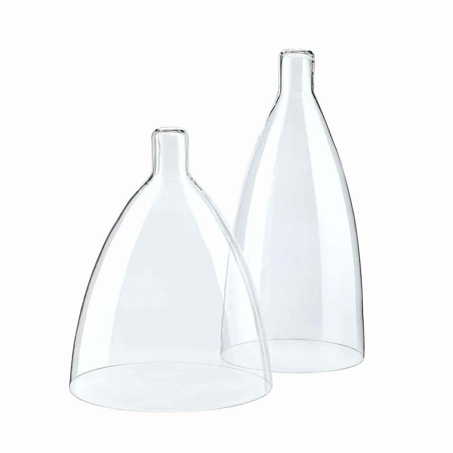 Lot de 2 cloches en verre Venelles