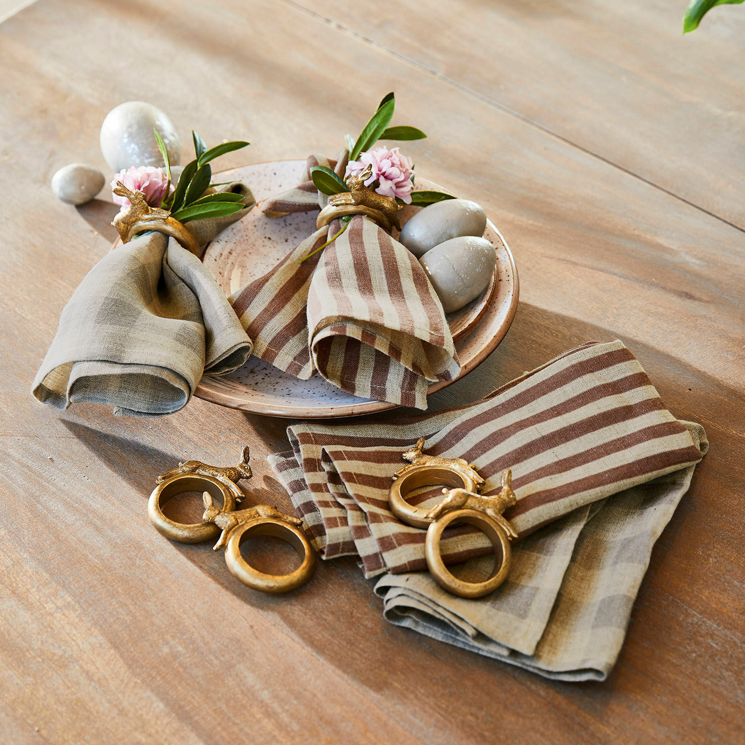 Lot de 4 serviettes de table Brossier