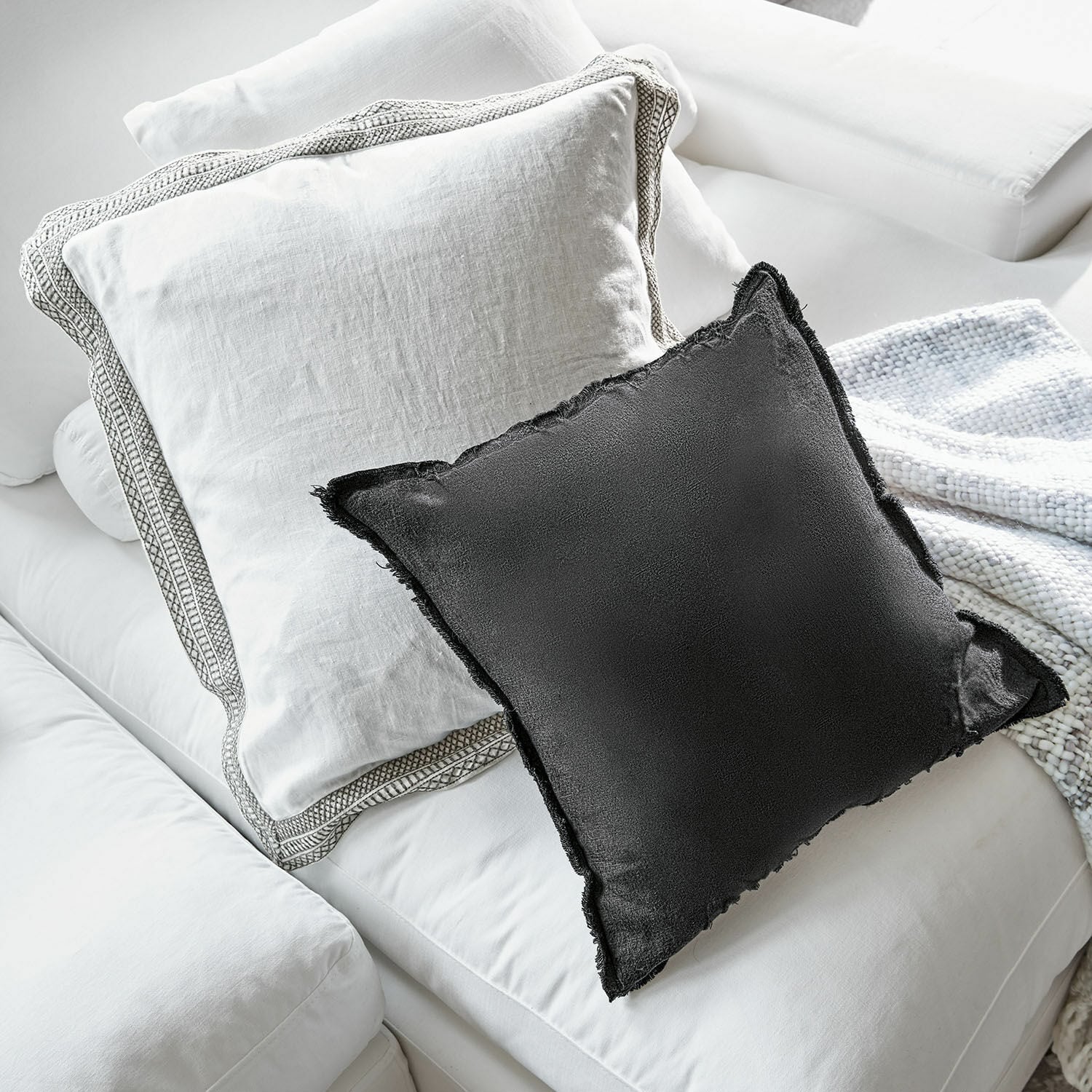 Lot de 2 housses de coussins Denton