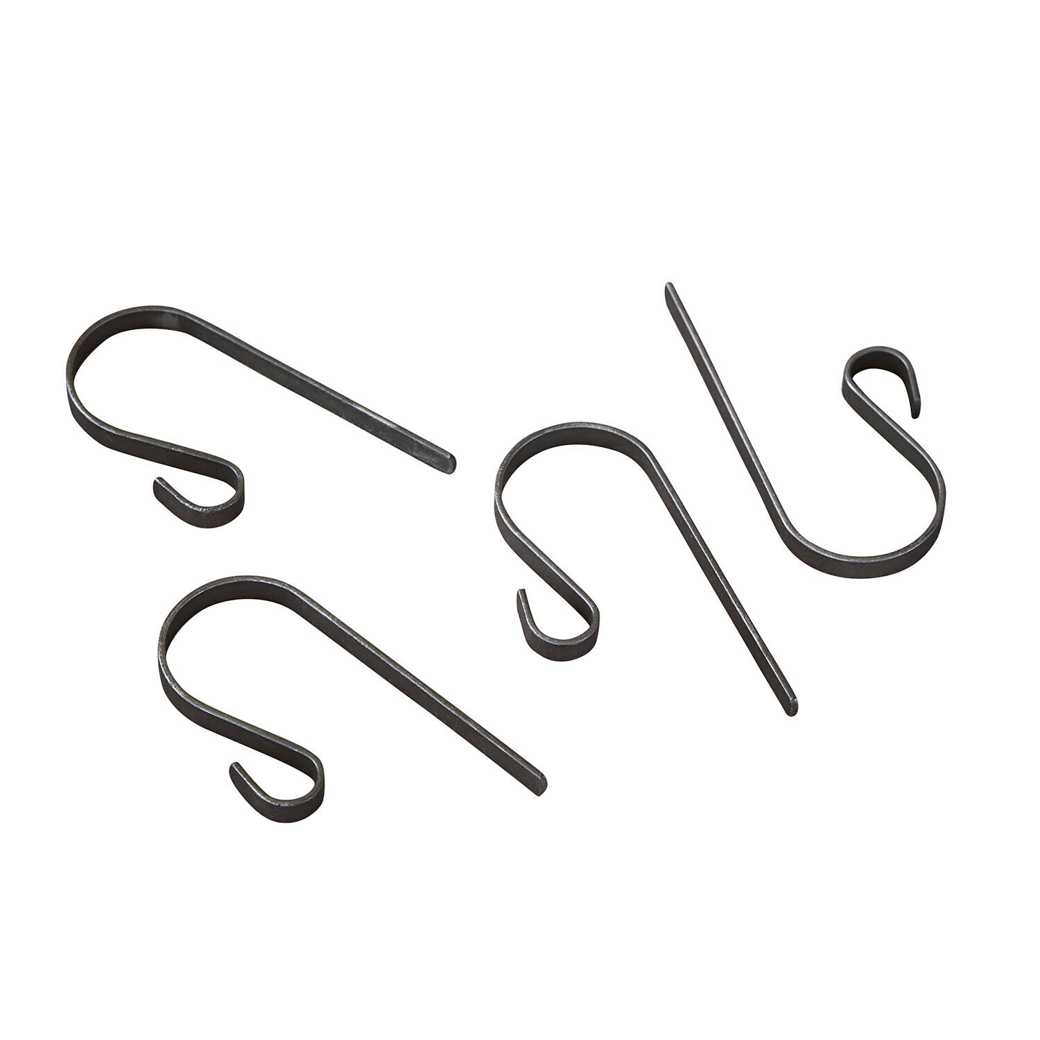 Lot de quatre crochets en métal noir pour suspendre, accessoires durables pour maison et jardin