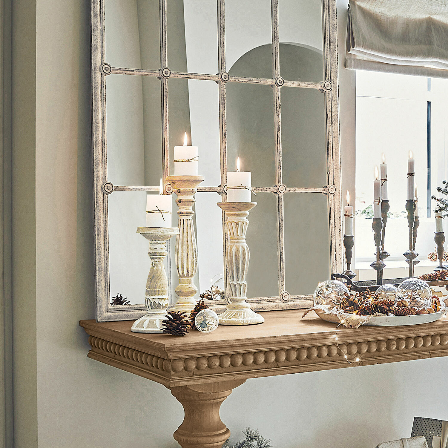 Lot de 3 chandeliers Folligny