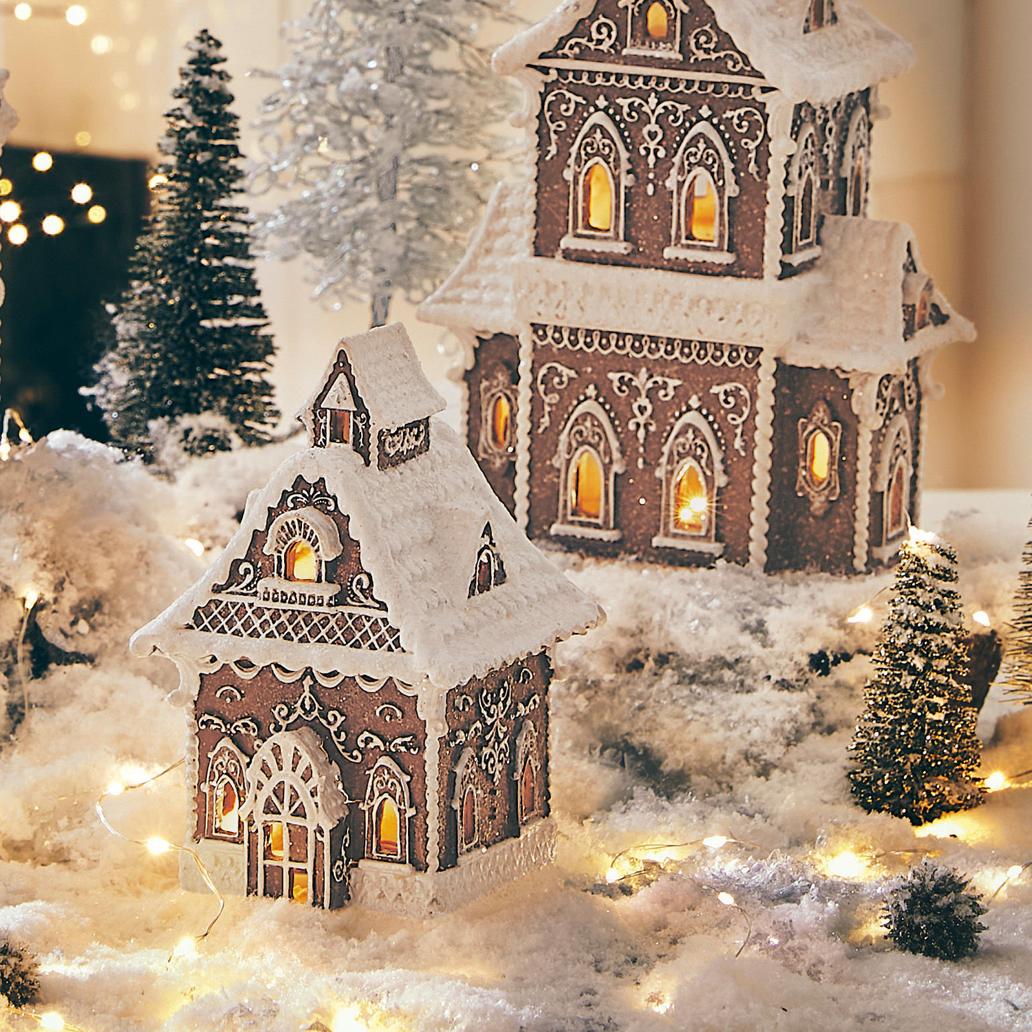 Lot de 3 maisons décoratives Anyama