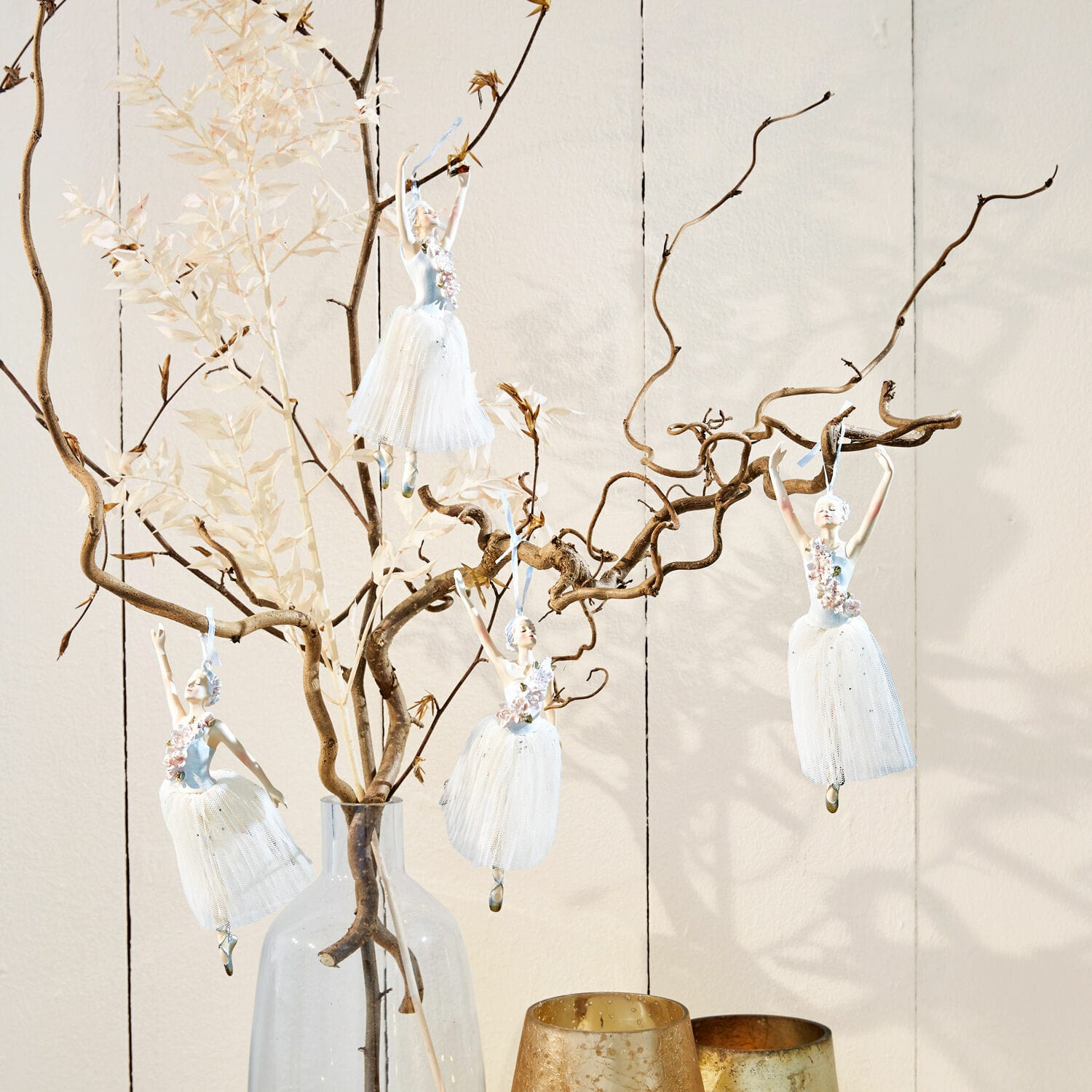 Lot de 4 décorations à suspendre Ryn
