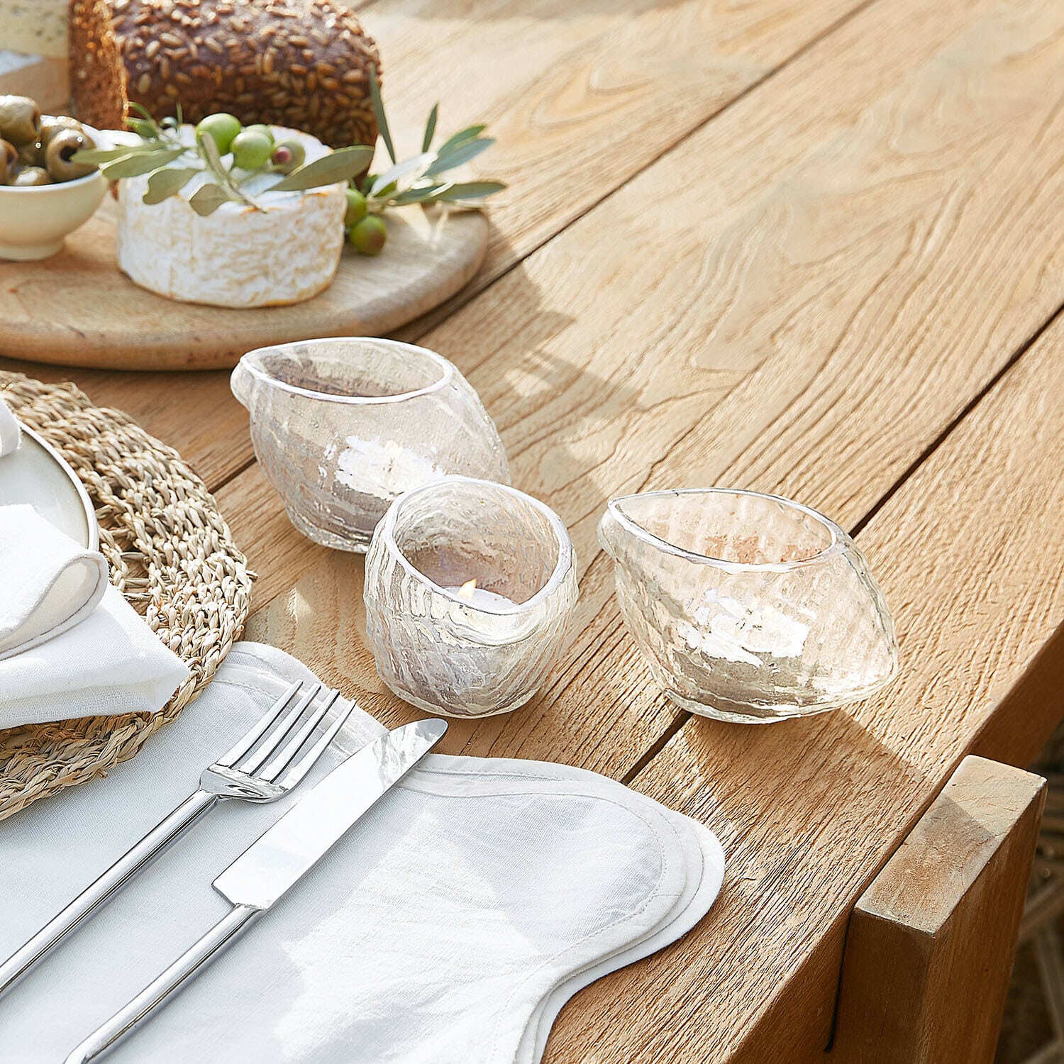 Lot de 3 bougeoirs Wynska