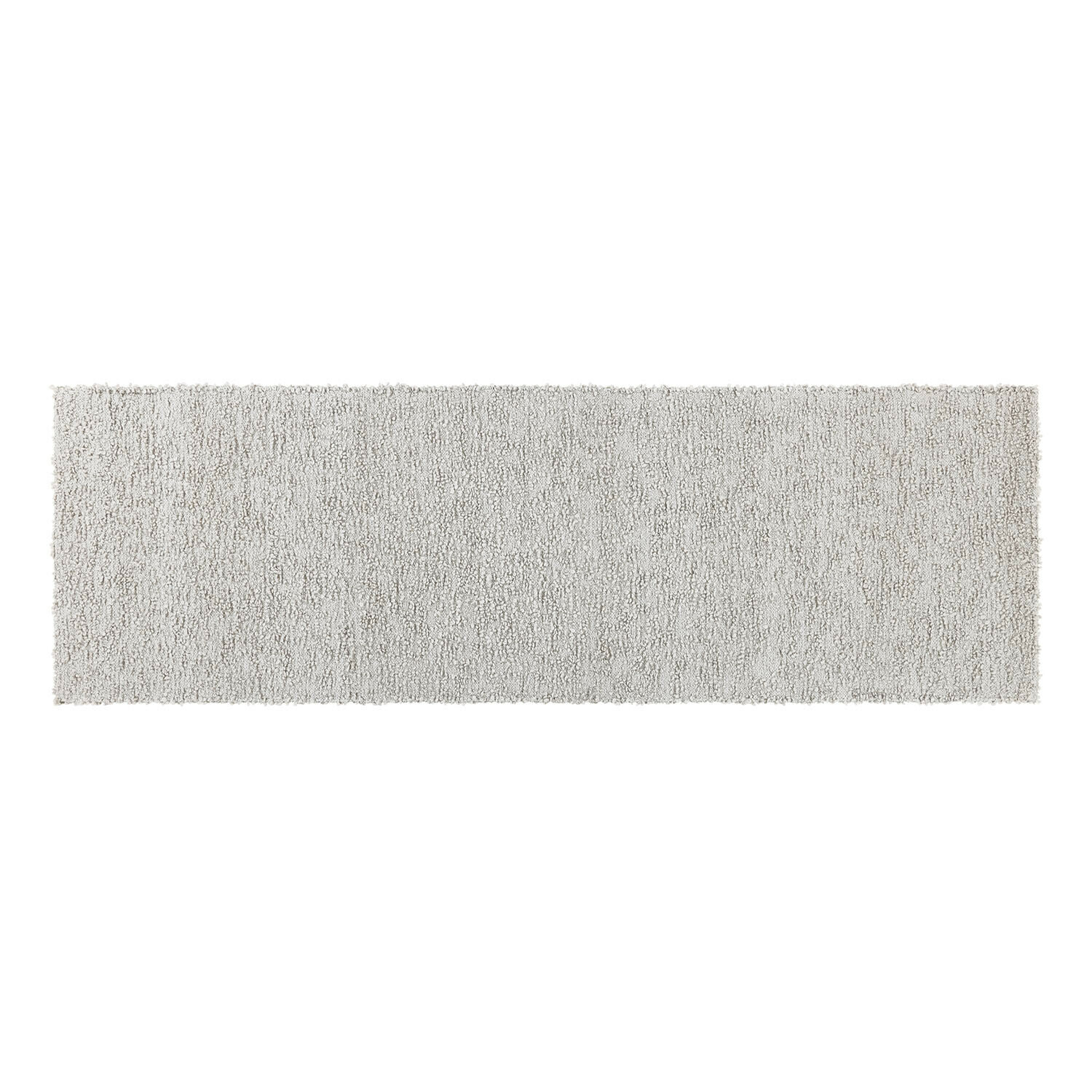 gris clair Tapis coureur Kaleema gris clair à texture douce, parfait pour décorer les sols modernes et intérieurs