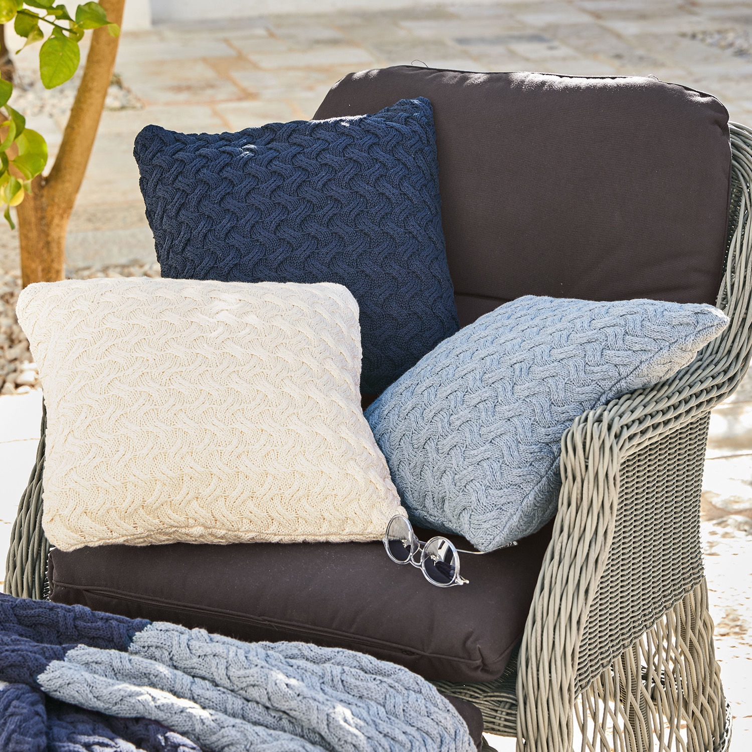 Lot de 3 housses de coussins Guerline
