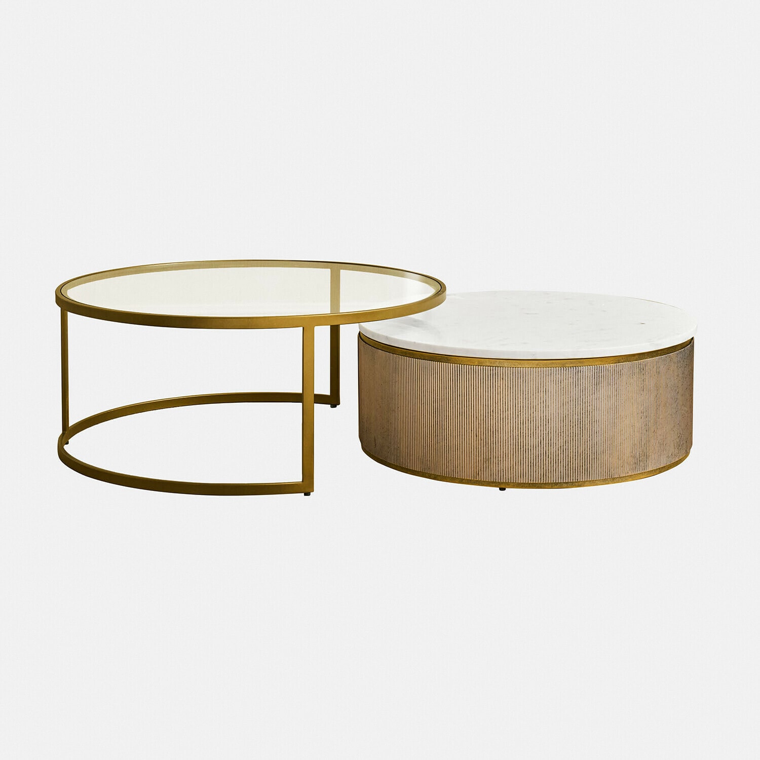 Lot de 2 tables basses Venshire