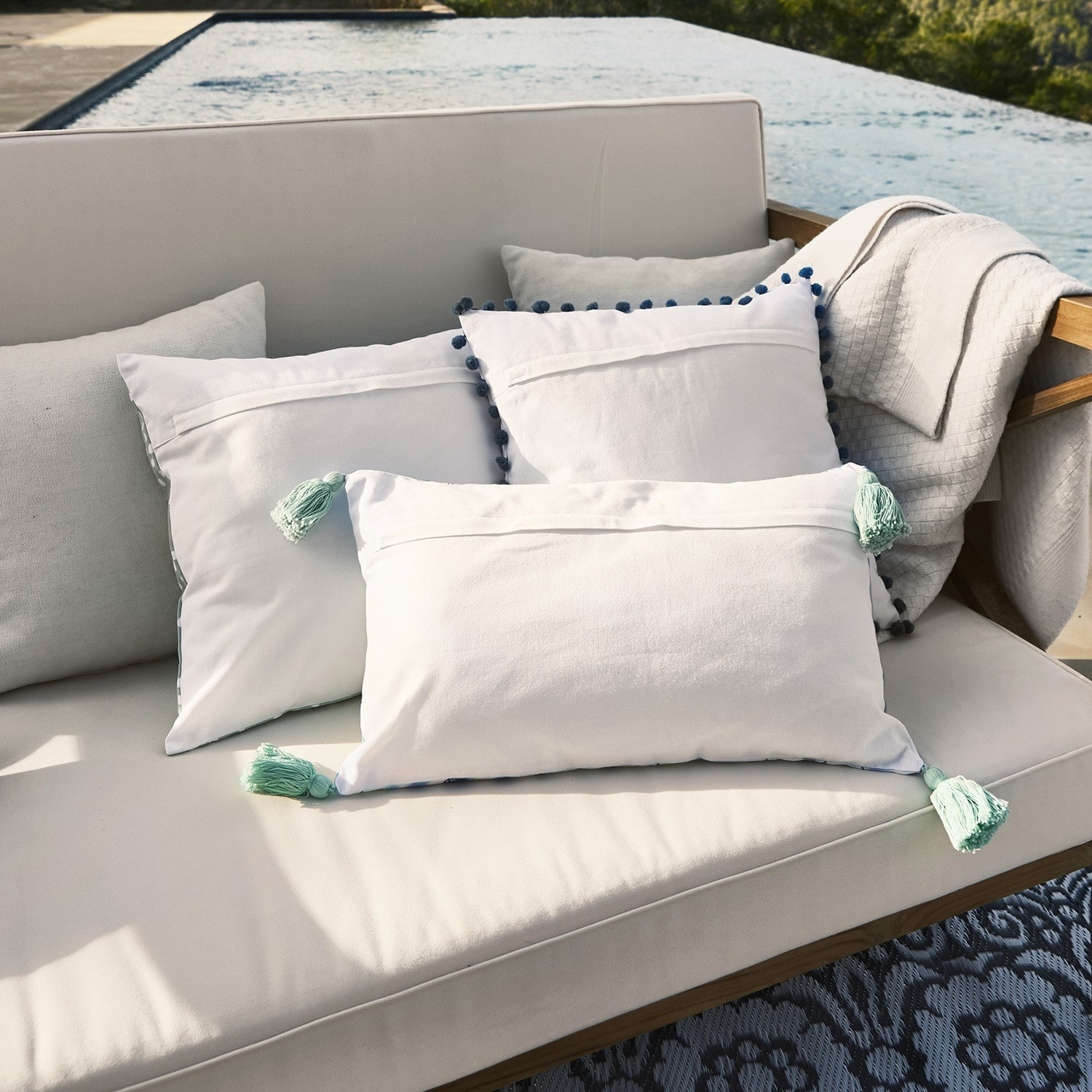Lot de 3 coussins Halea