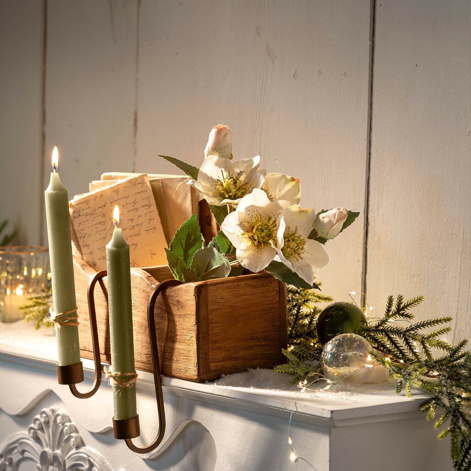 Lot de 6 fleurs décoratives Jasira
