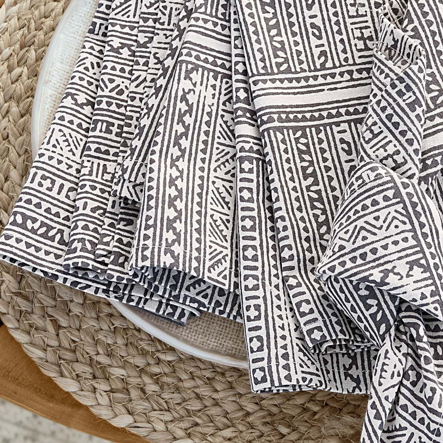 Lot de 4 serviettes de table Quentinelle