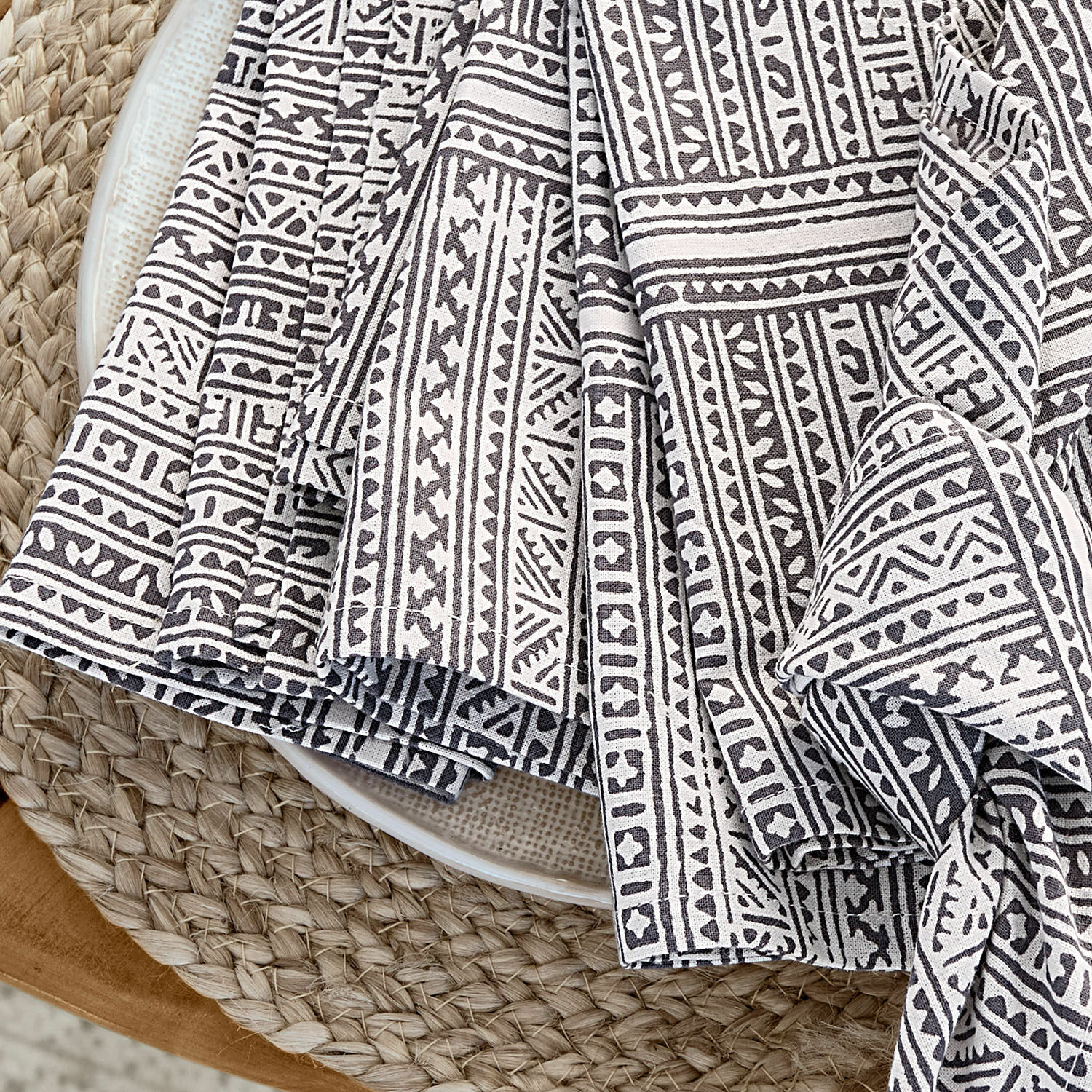 Lot de 4 serviettes de table Quentinelle