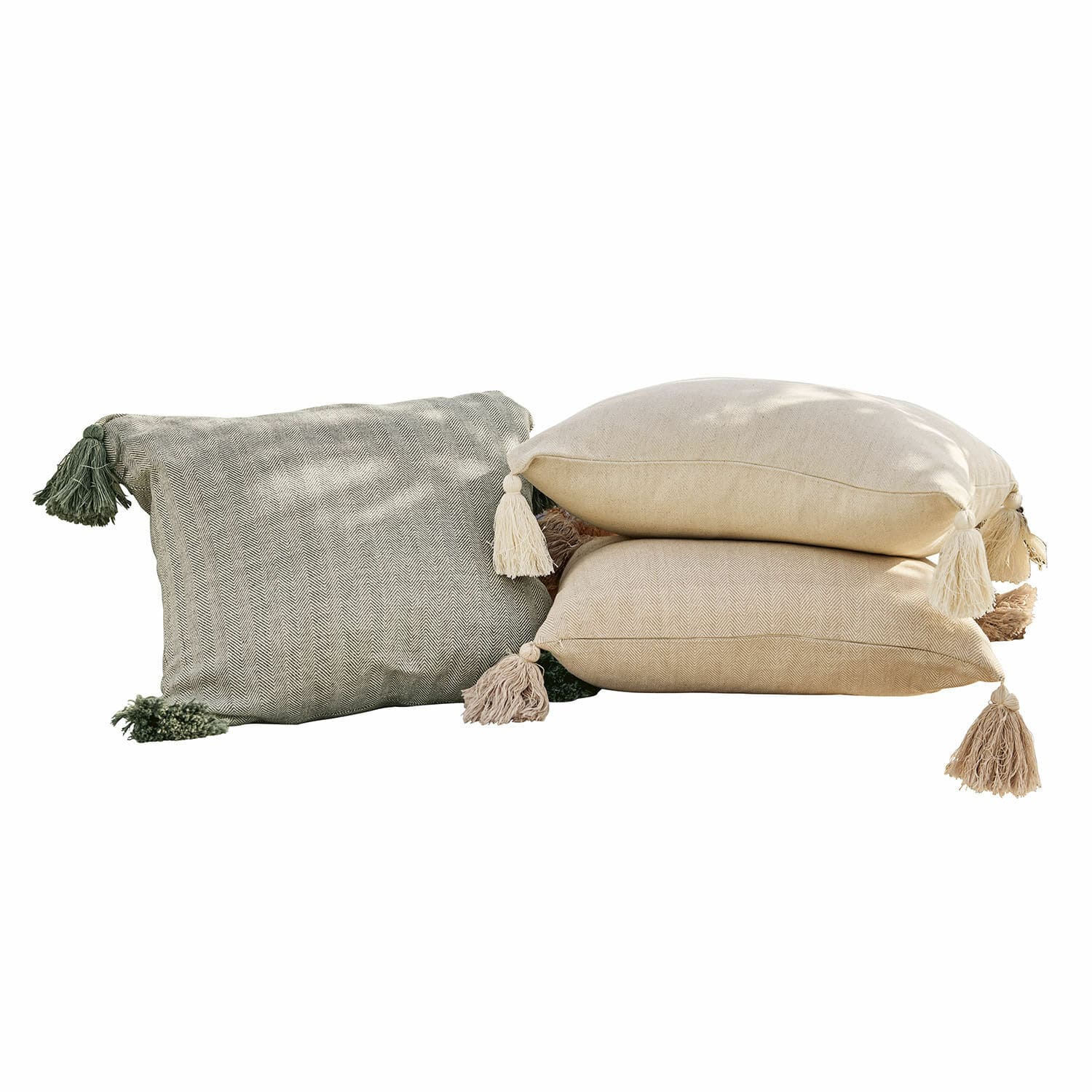 Lot de 3 housses de coussins Vivian