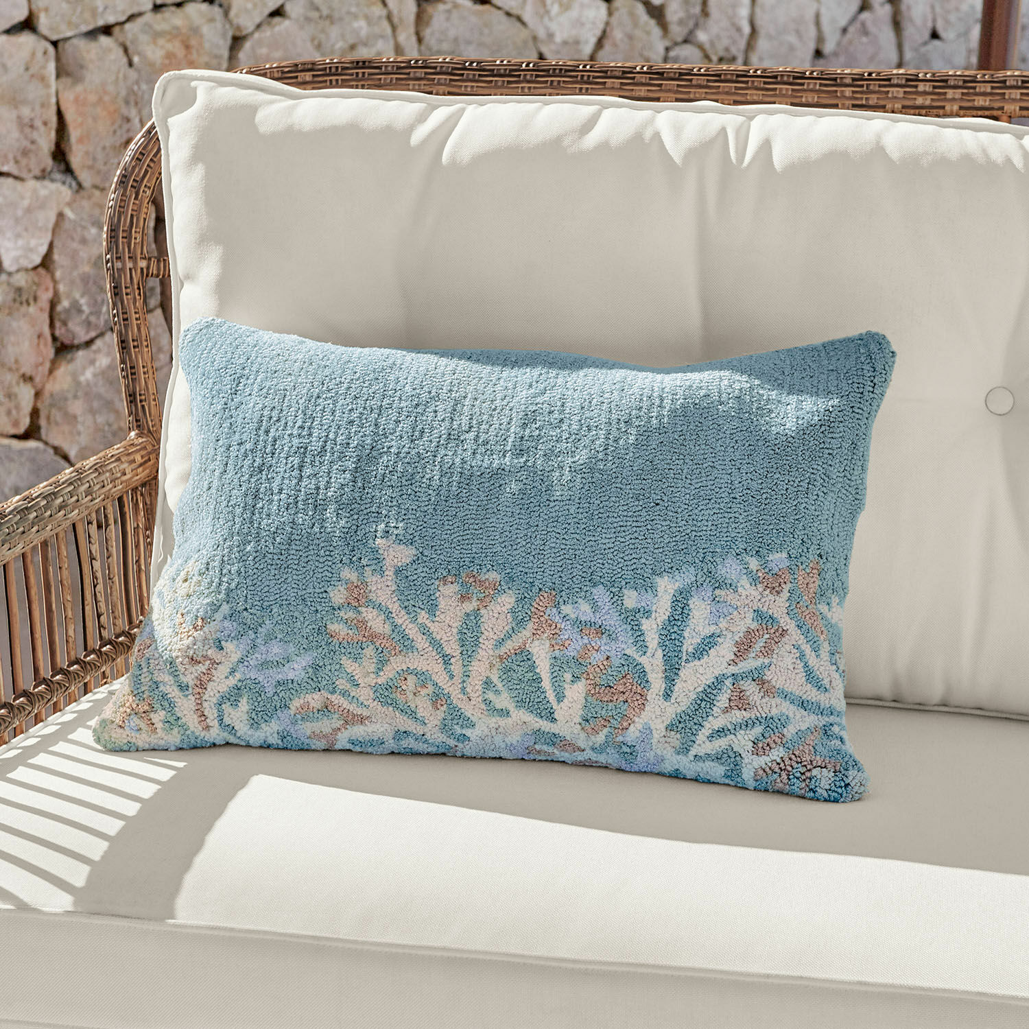 Housse de coussin d'intérieur et d'extérieur Dorlancourt