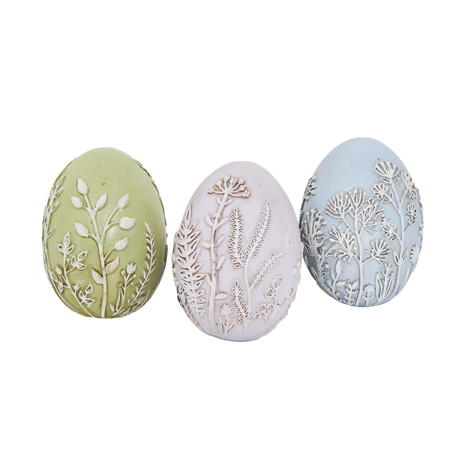Lot de 3 œufs de Pâques Fauverine
