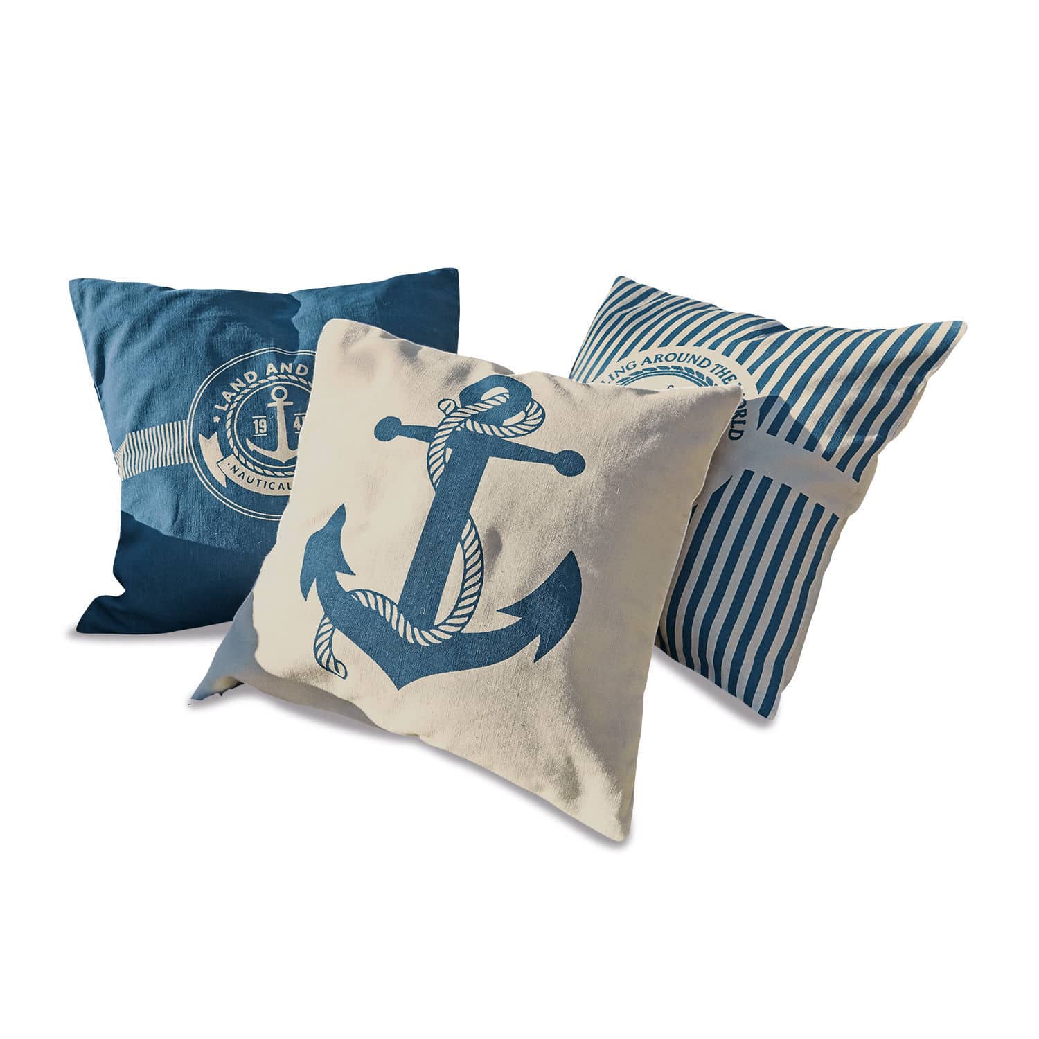 Lot de 3 housses de coussins Agde