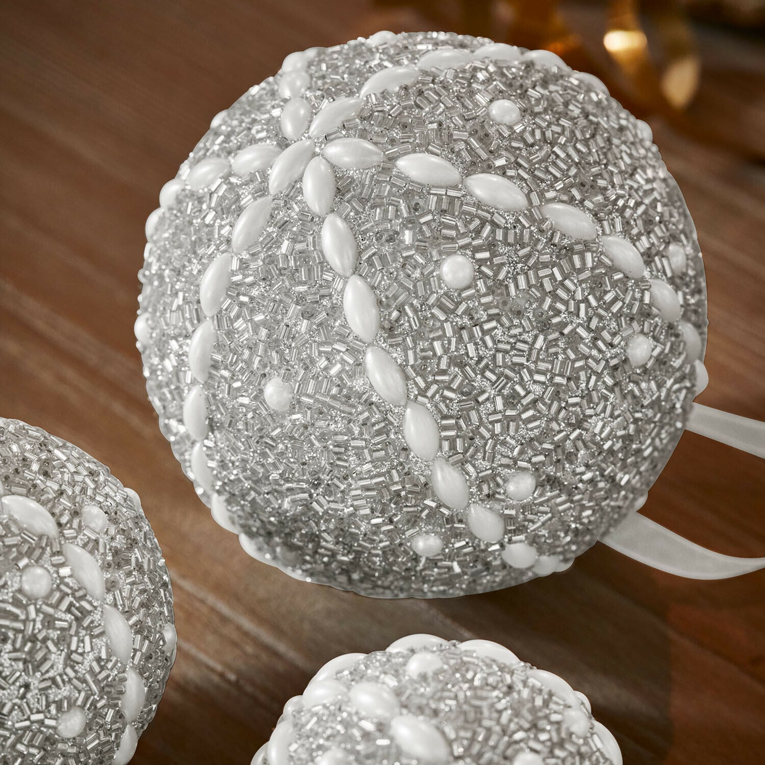 Lot de 3 boules de Noël Maelvik