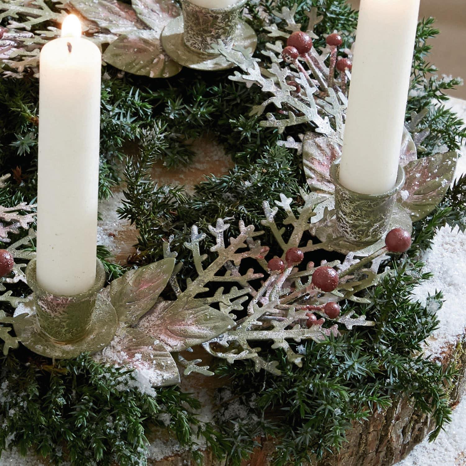 Couronne à bougies Somme