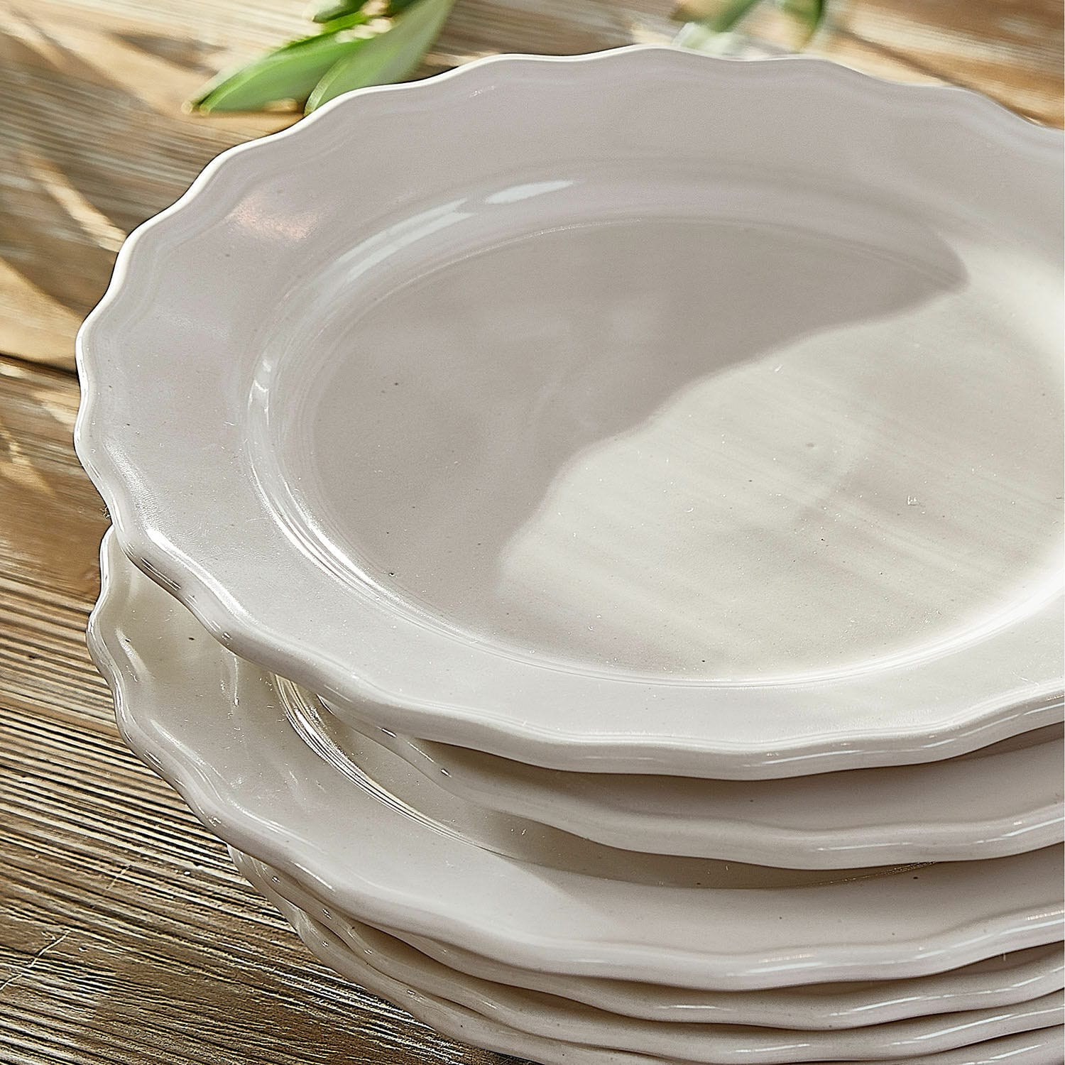 Lot de 6 assiettes Mallevesse