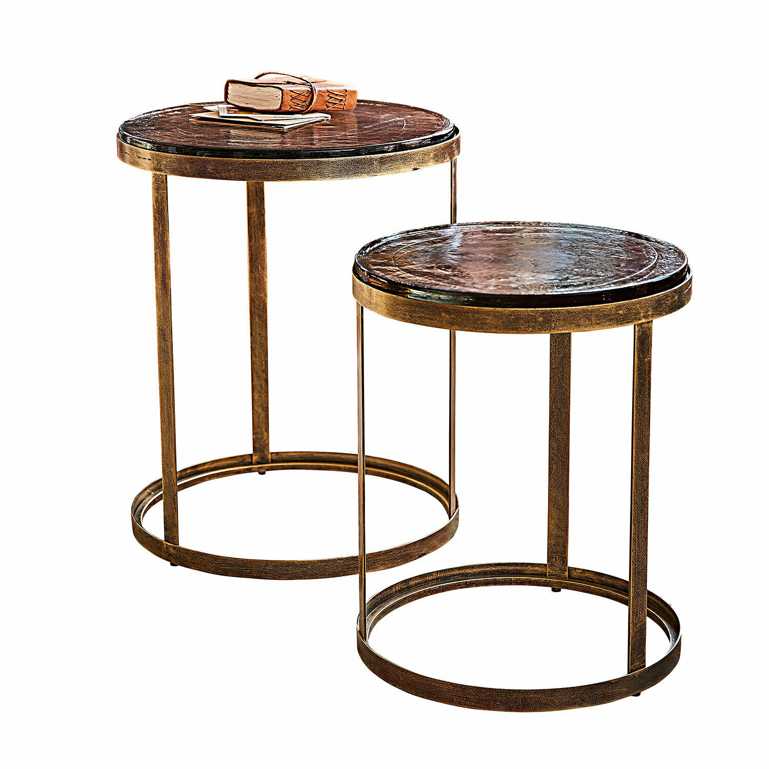 Lot de 2 tables d'appoint Beautisse
