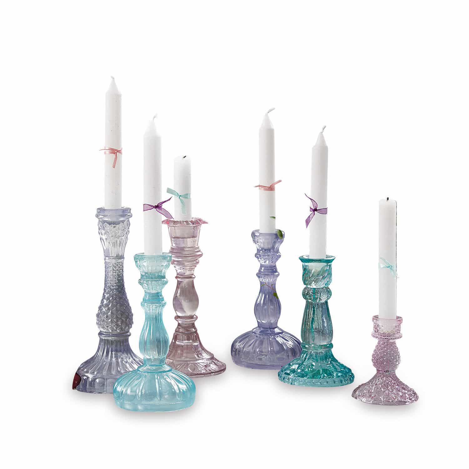 Lot de 6 bougeoirs Kannos