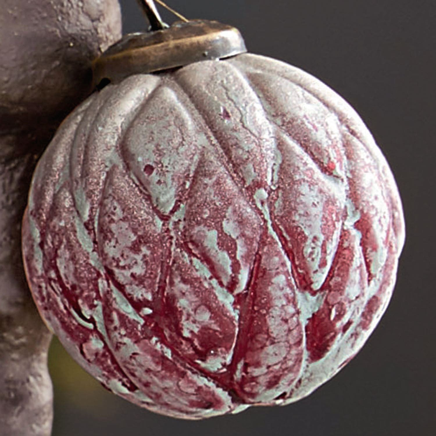 Lot de 4 boules de Noël Orlane