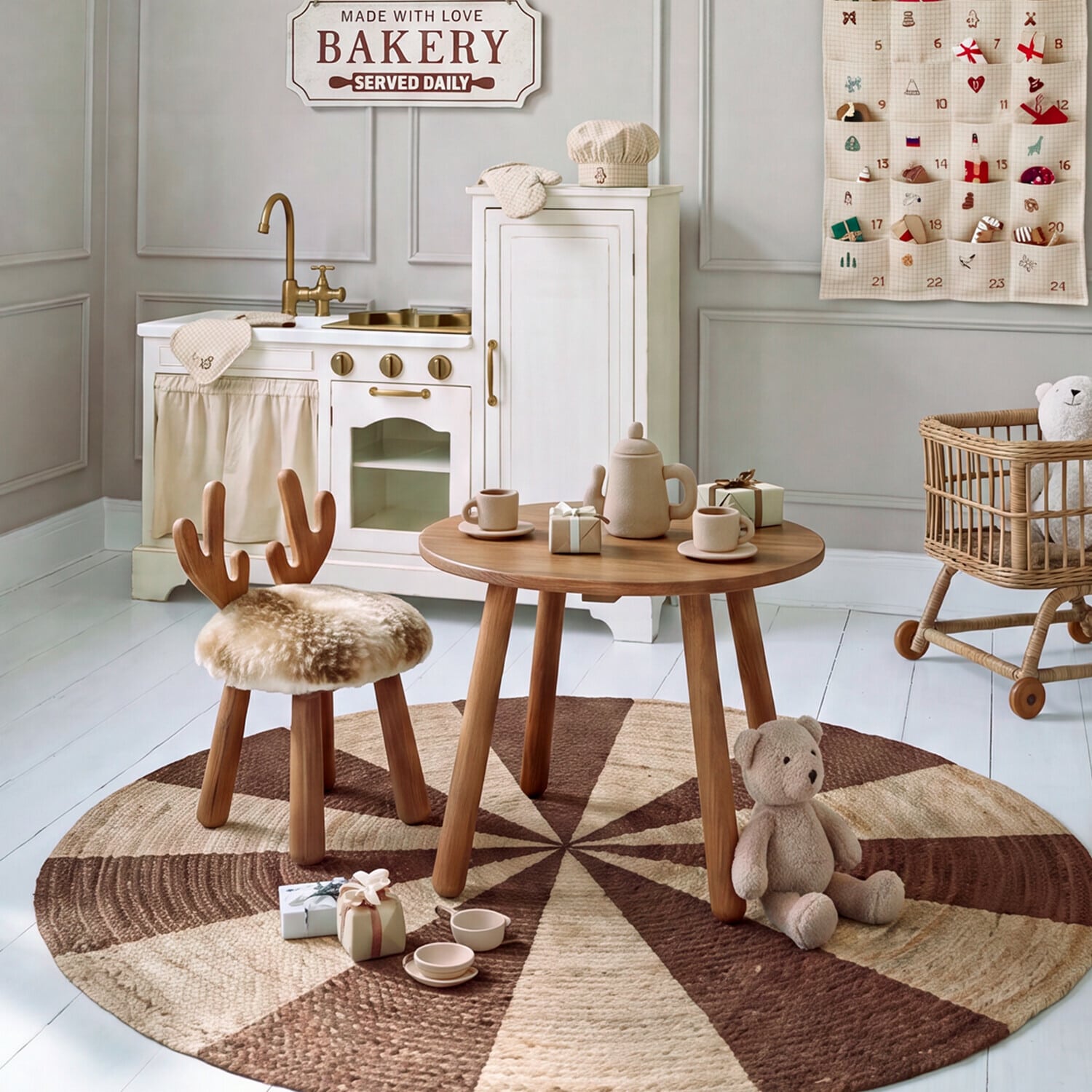 Chaise enfant avec coussin Pibbi