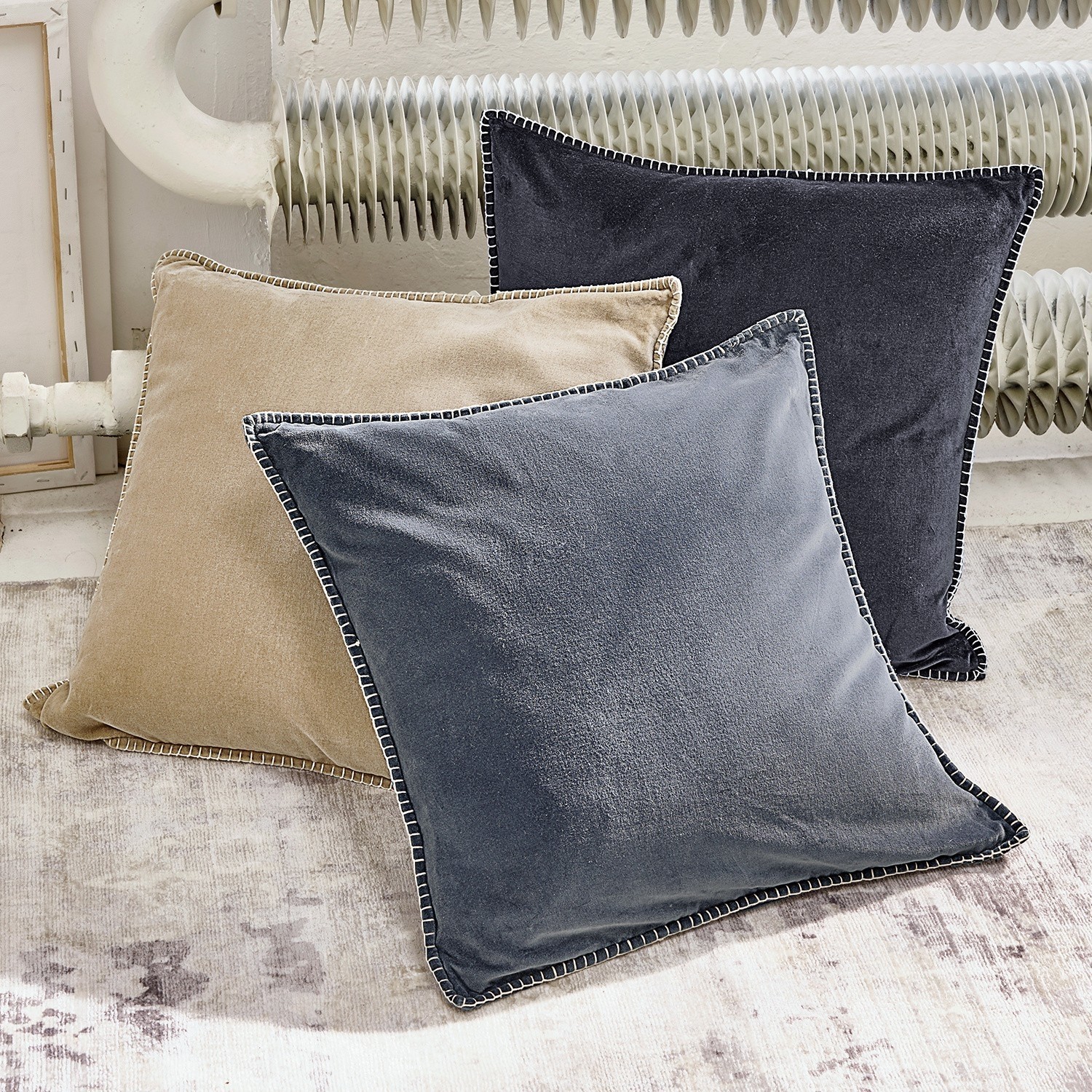 Lot de 3 coussins Marcon