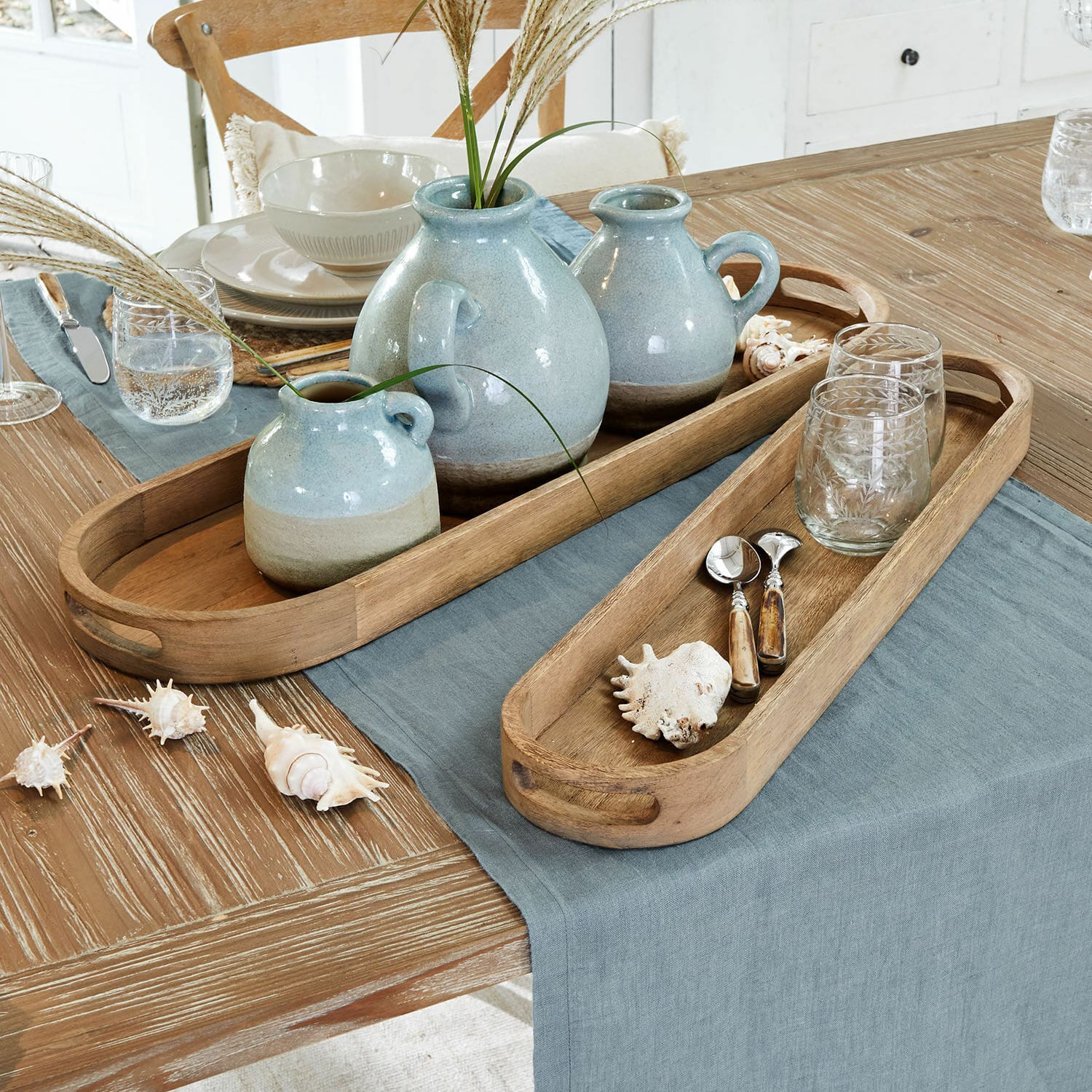 Lot de 2 plateaux Zephyria