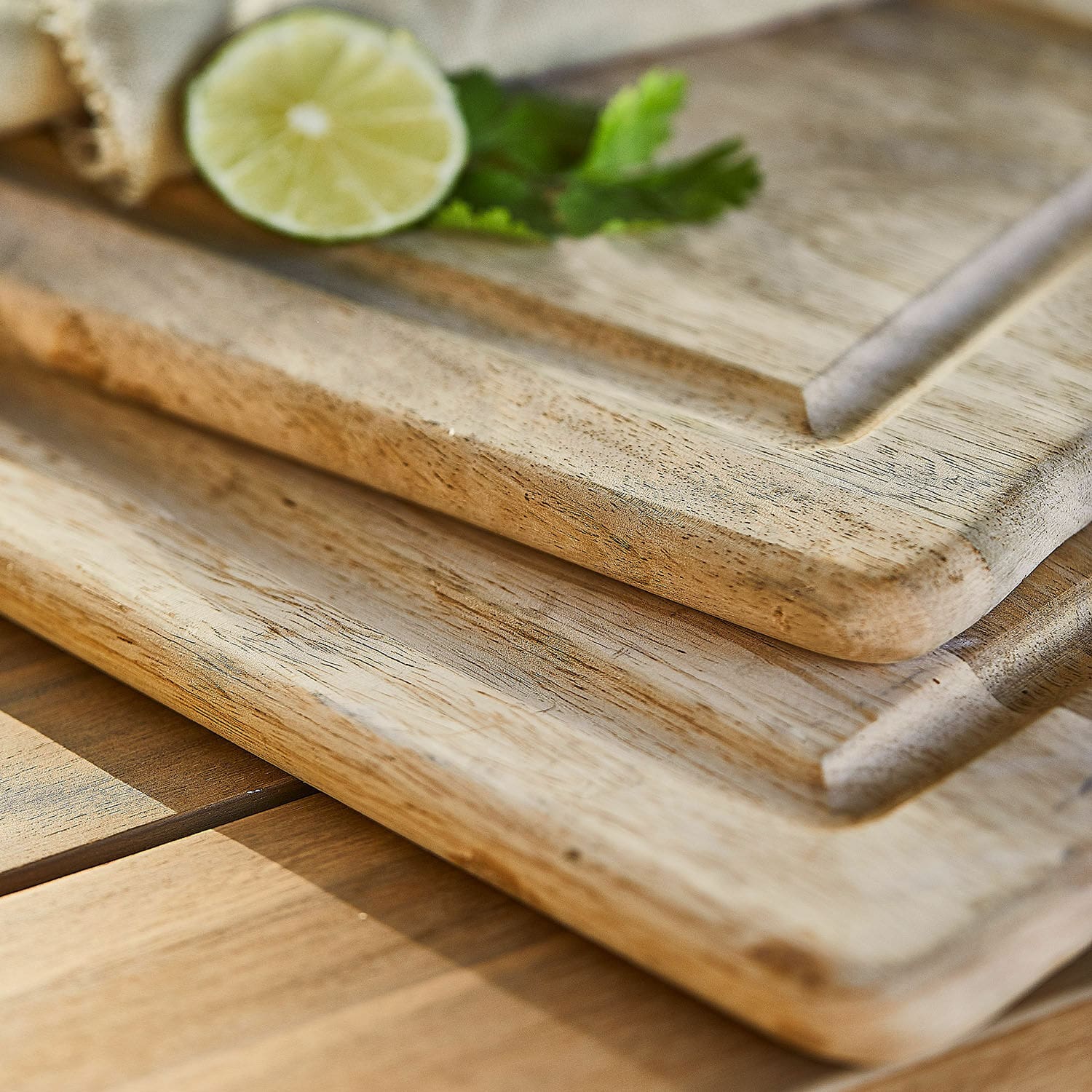 Lot de 2 planches à découper Lestino