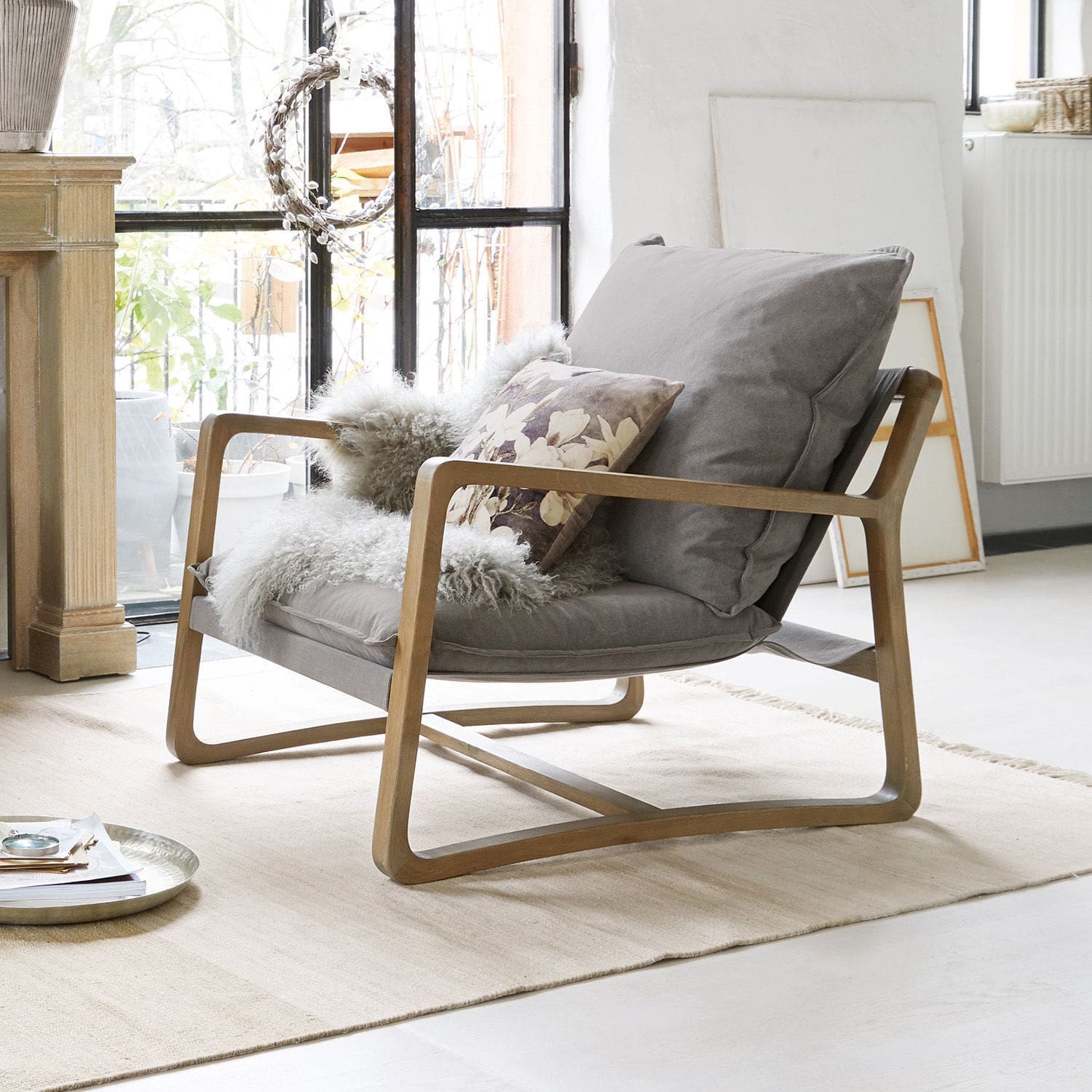 Lot de 2 housses de coussins Belle