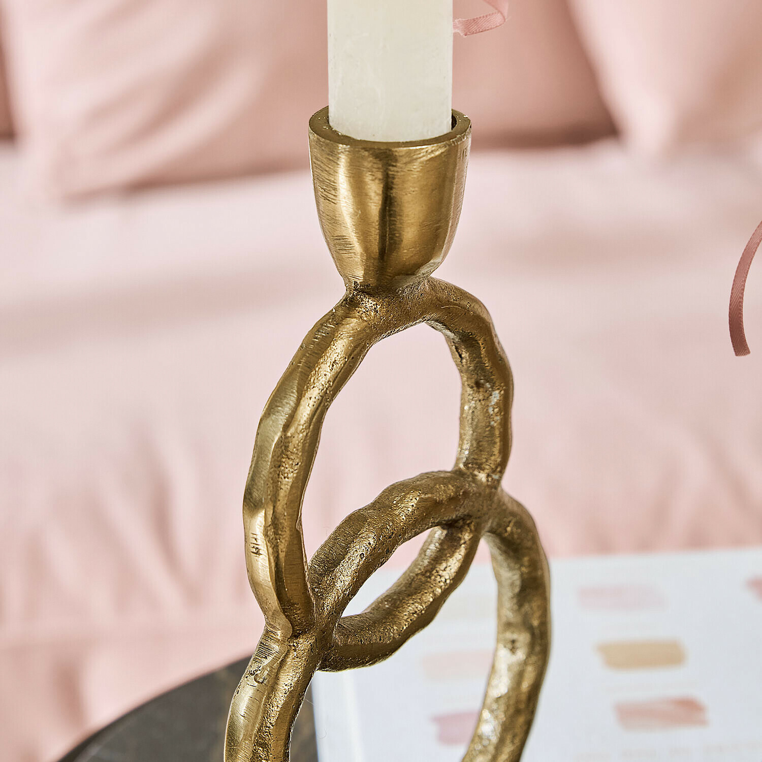 Lot de 2 bougeoirs Corvane