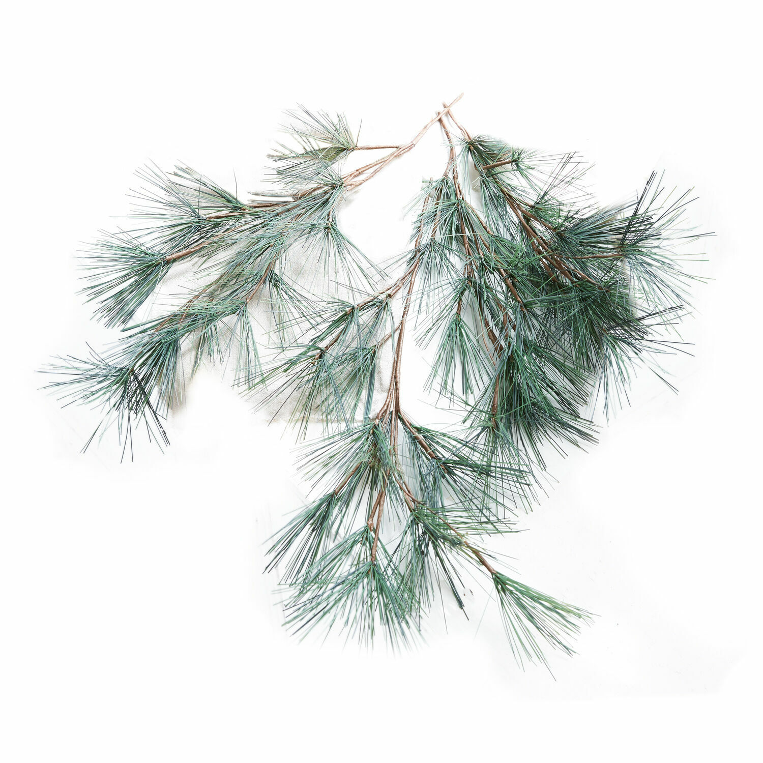 Lot de 4 branches Bohicon Branches de pin décoratives vertes pour décorations de Noël et aménagements intérieurs