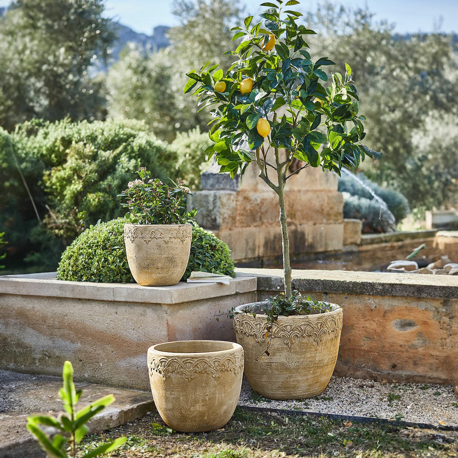 Lot de 3 cache-pots Serrat