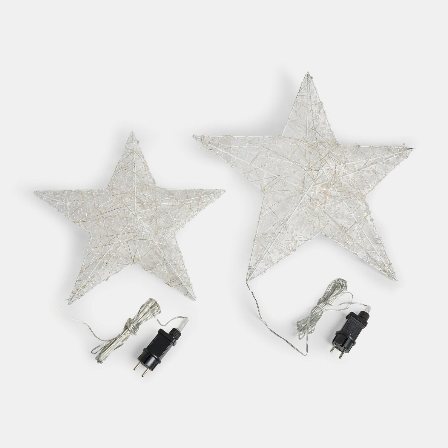 Lot de 2 étoiles à LED Brightens