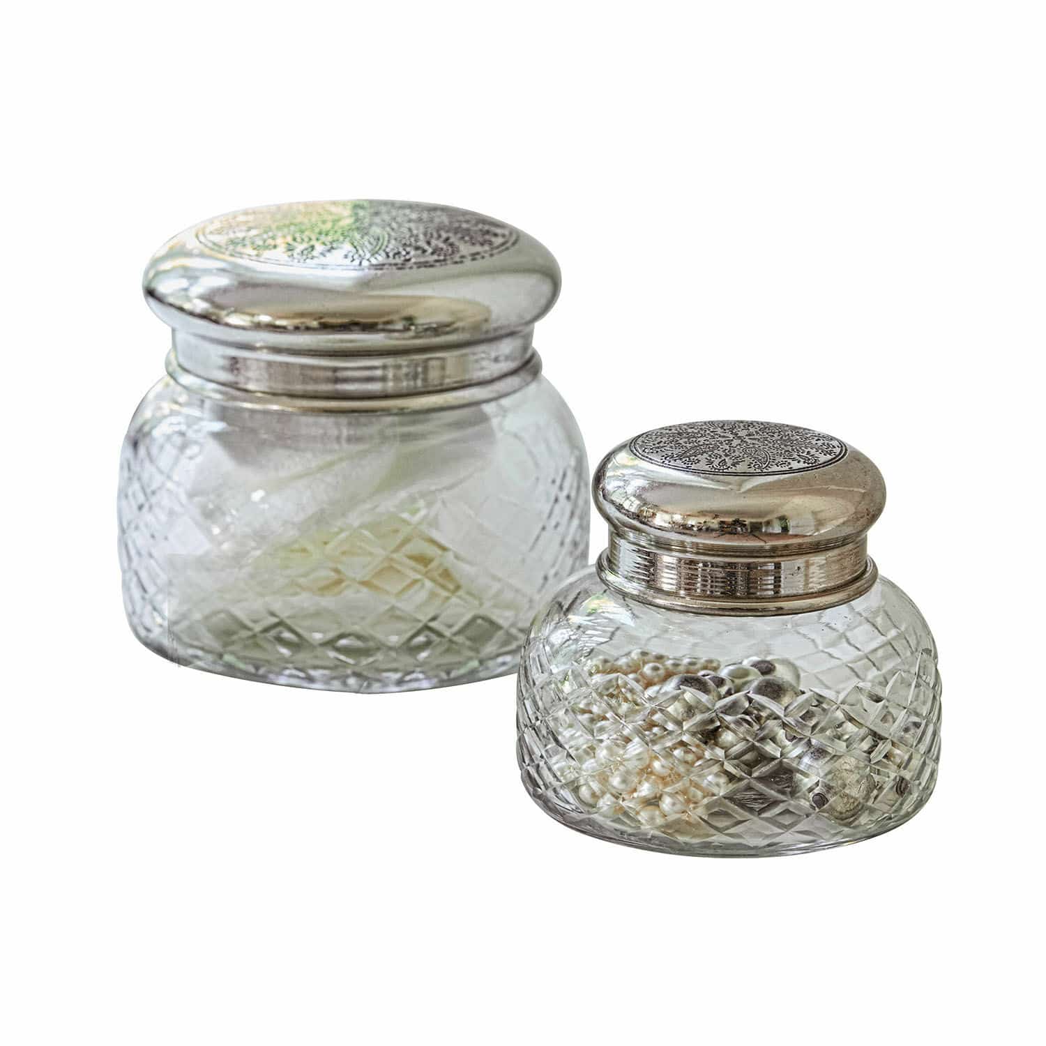 Lot de 2 pots en verre Ballot